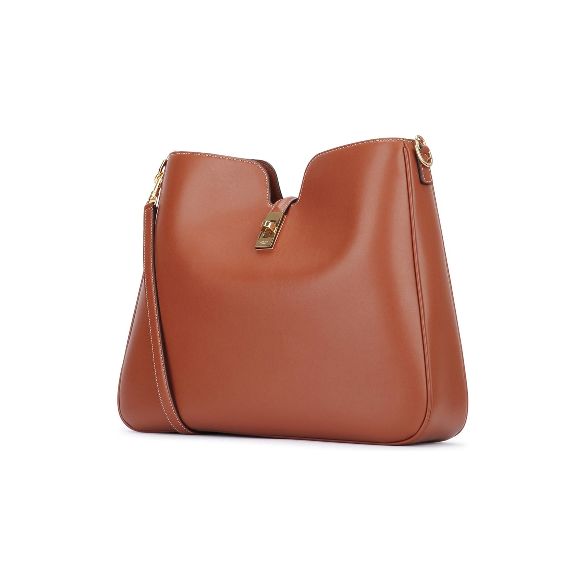 MEDIUM CAMILLE 16 SOFT BAG IN SMOOTH CALFSKIN - TAN
