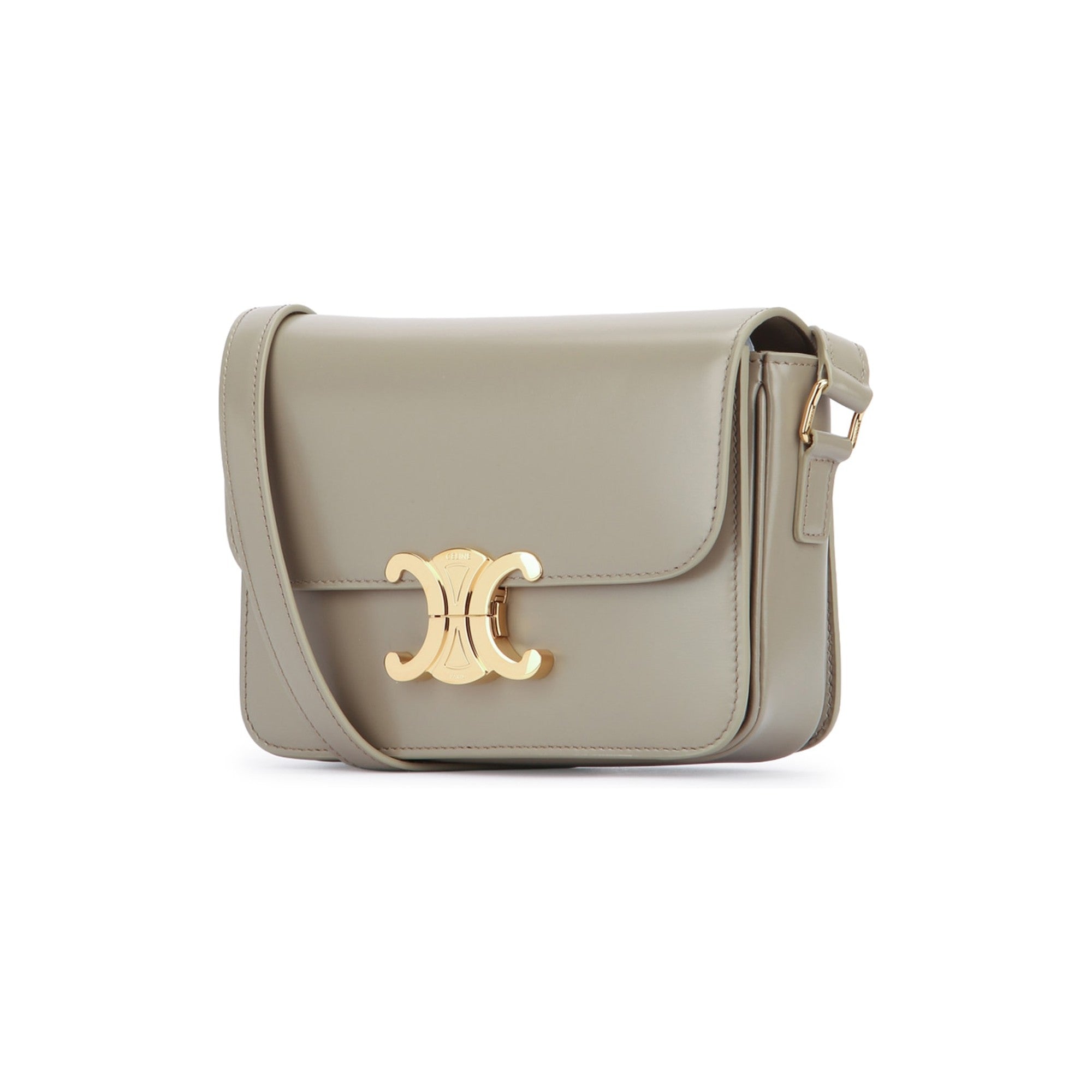 TEEN TRIOMPHE BAG IN shiny calfskin