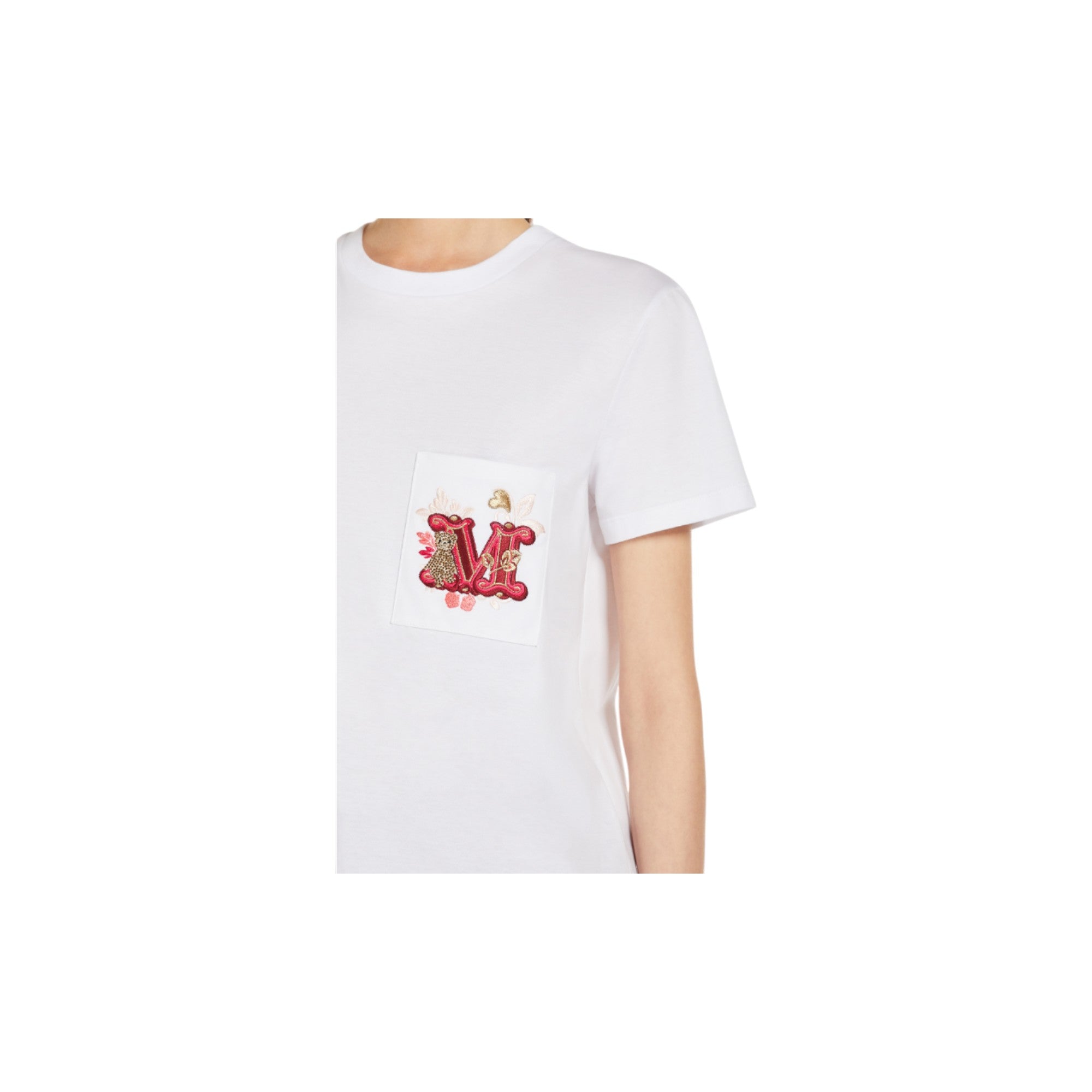 Nunzio Jersey T-Shirt With Embroidered Pocke