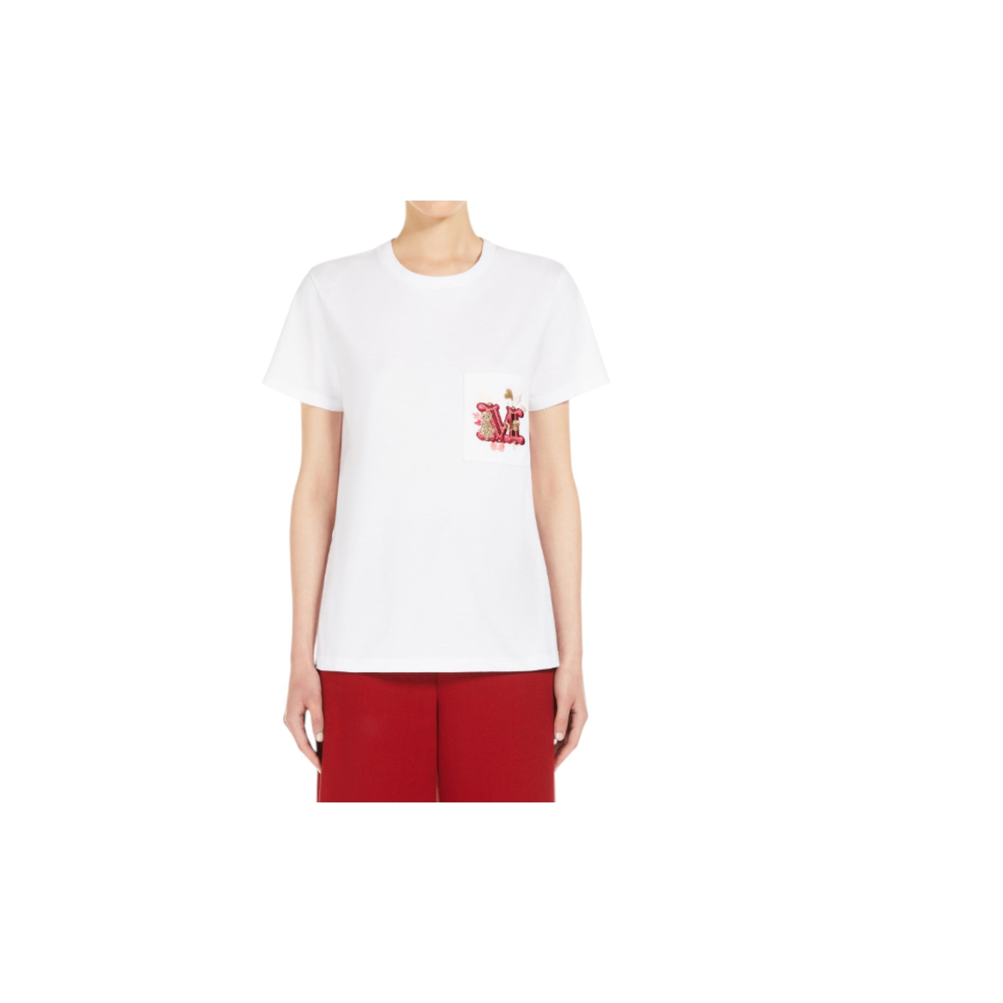 Nunzio Jersey T-Shirt With Embroidered Pocke