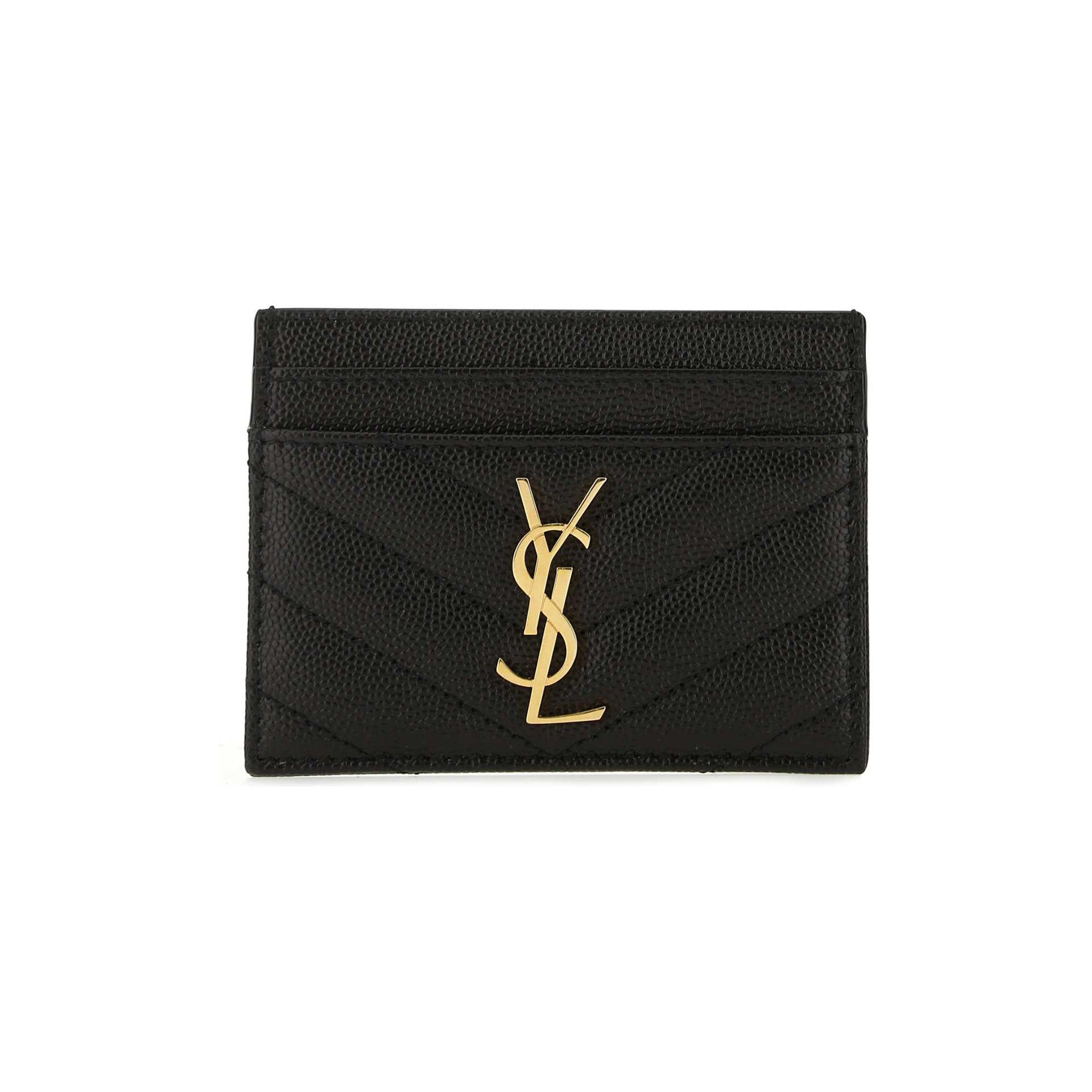 CASSANDRE MATELASSÉ card case in grain de poudre leather