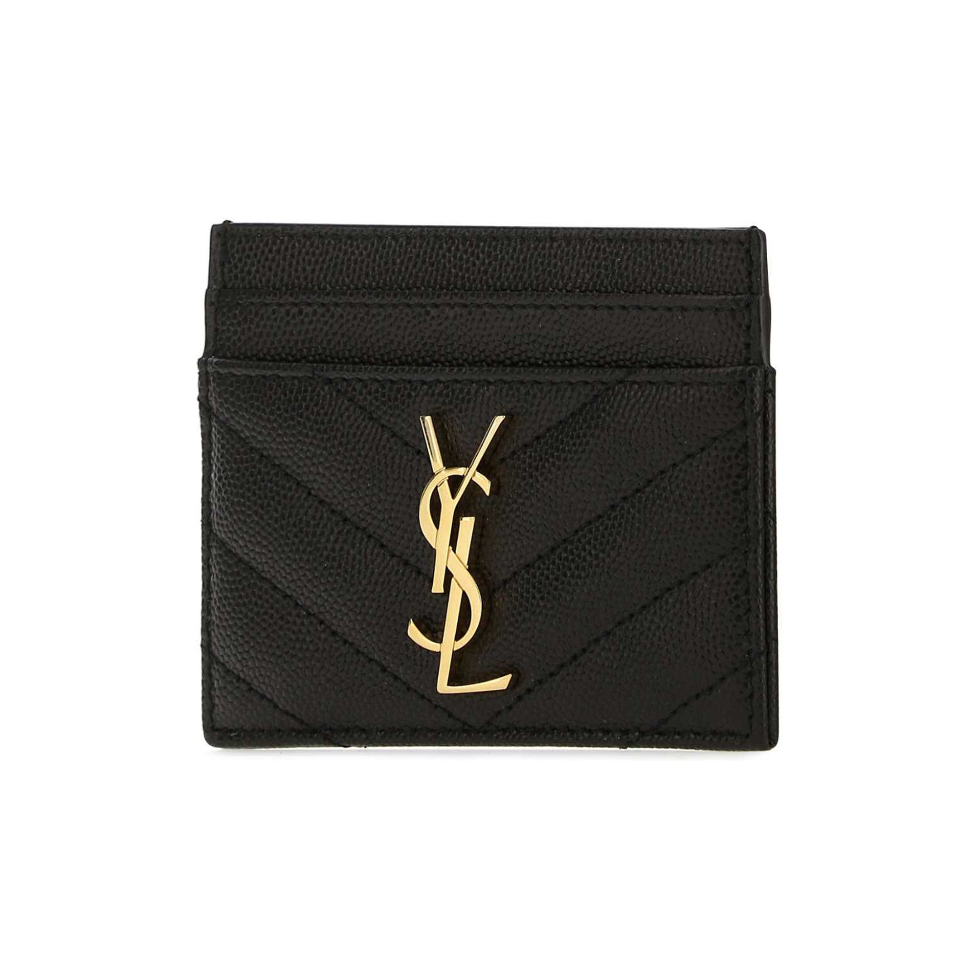 CASSANDRE MATELASSÉ card case in grain de poudre leather