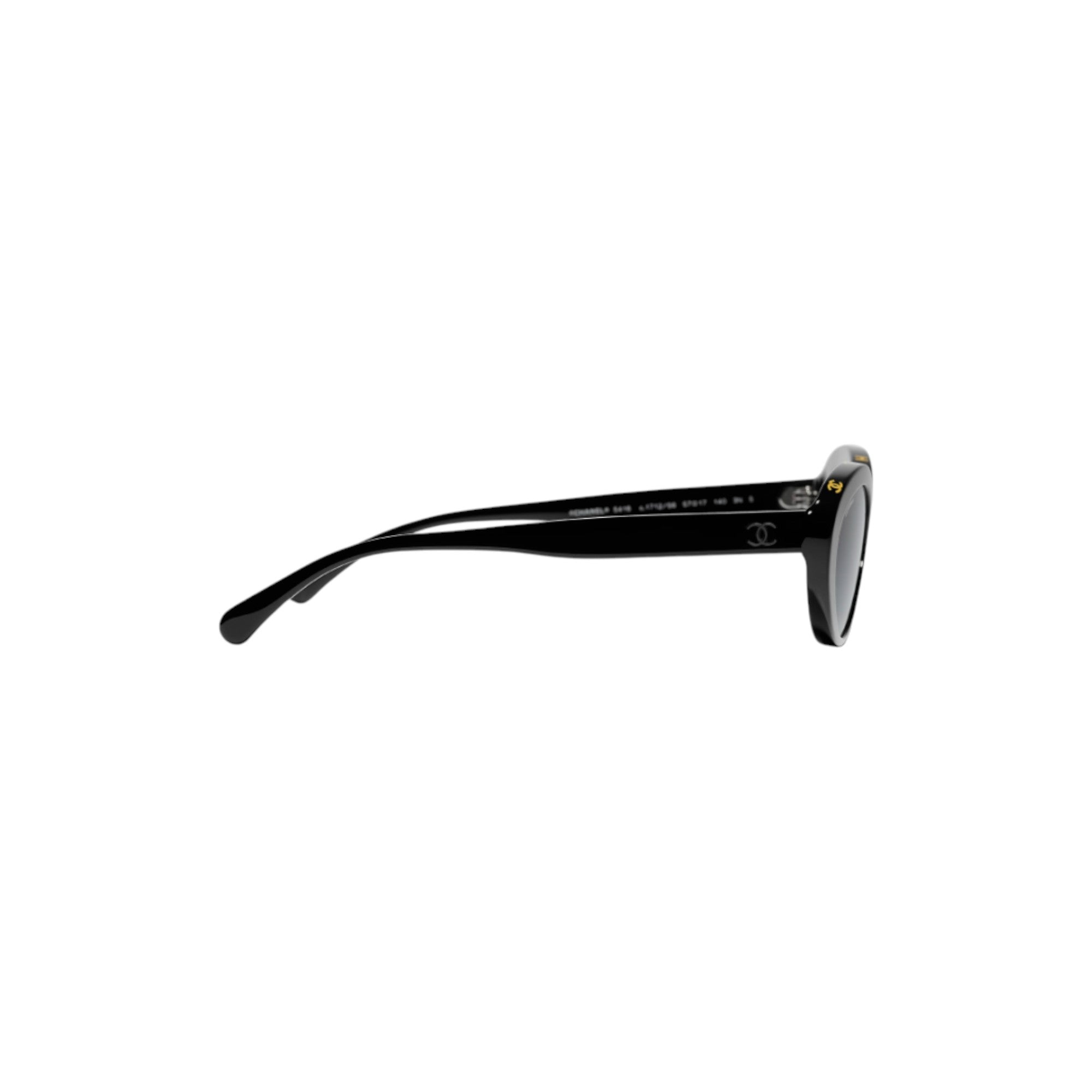 Oval Sunglasses Black and Yellow