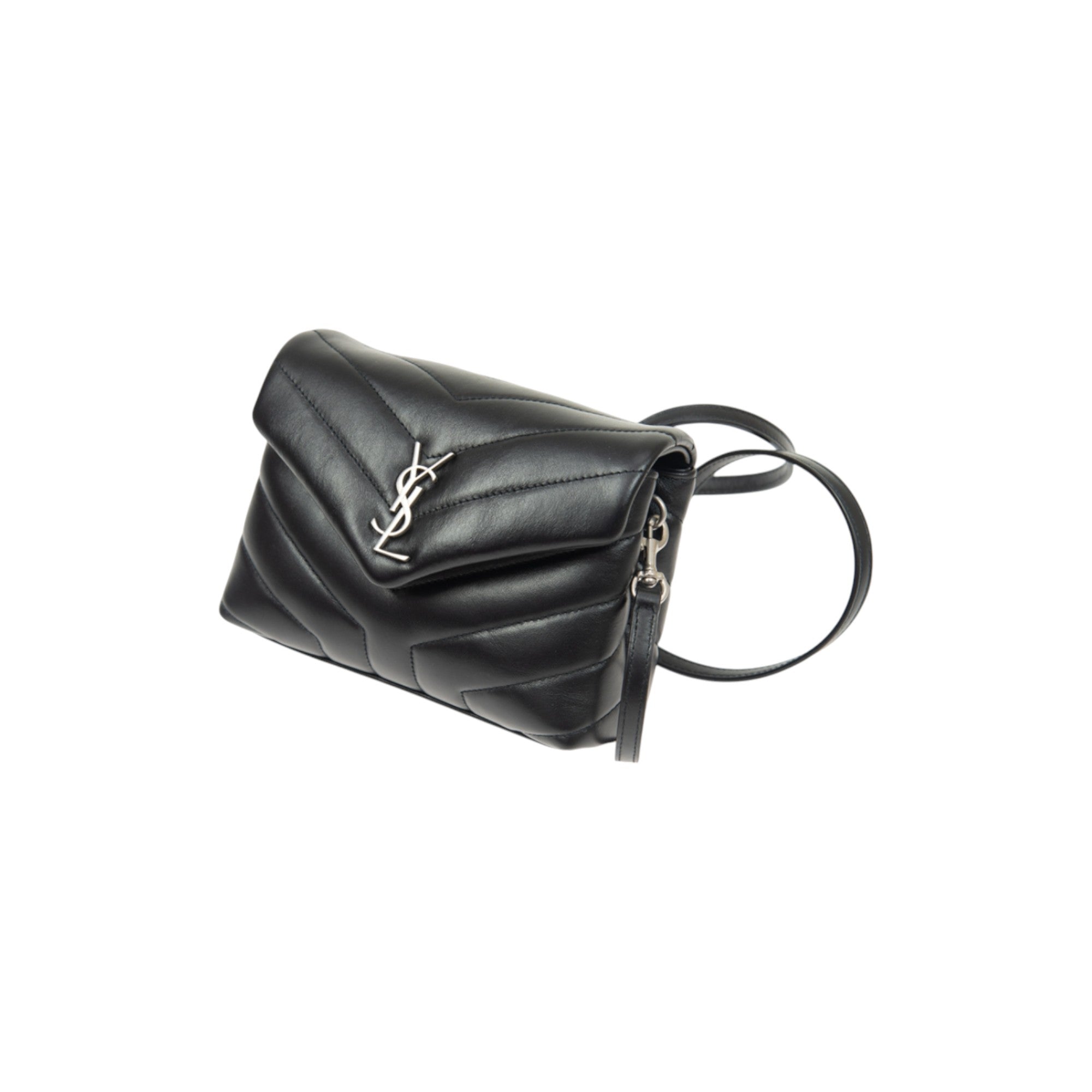 Loulou Toy Strap Bag In Quilted "Y" Leather