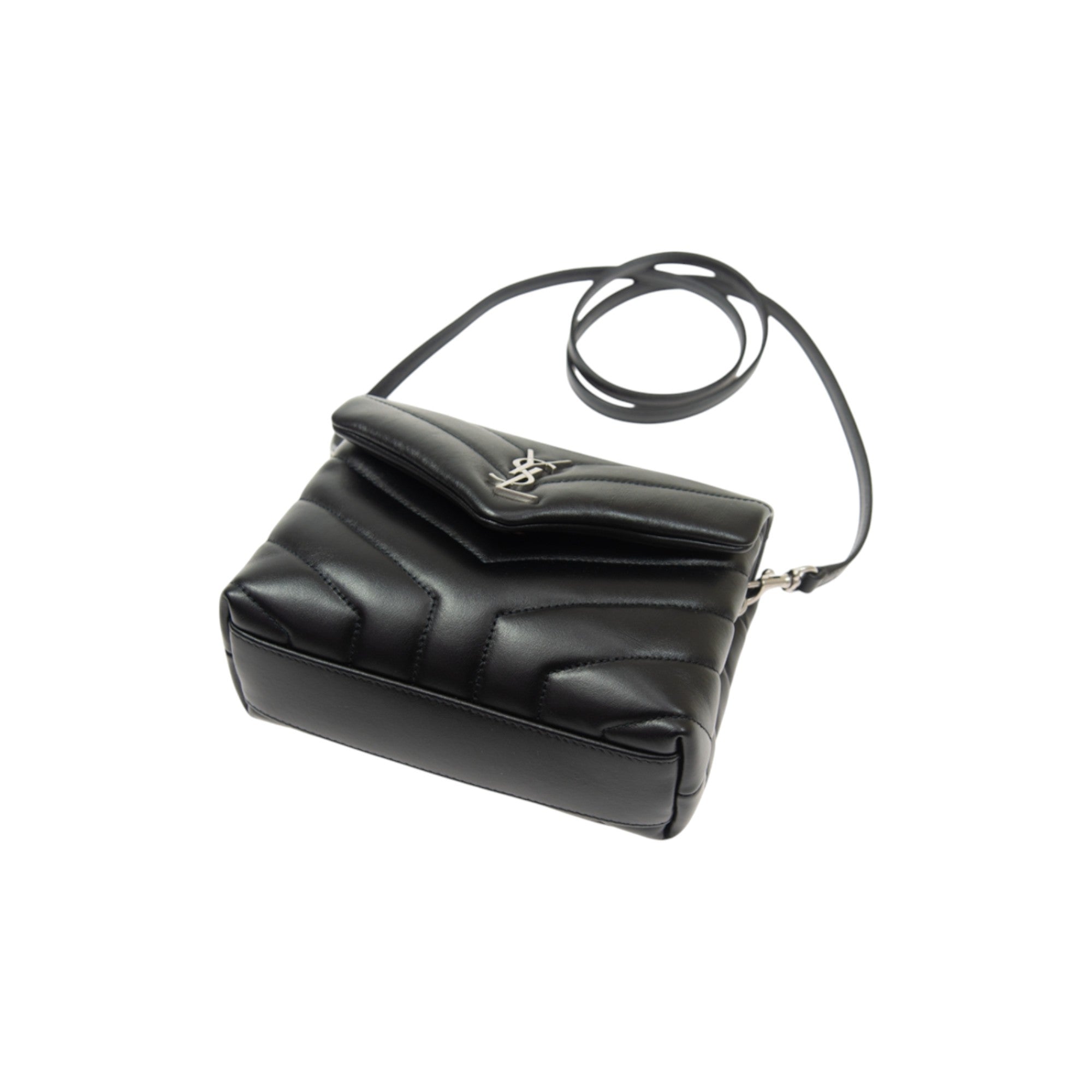 Loulou Toy Strap Bag In Quilted "Y" Leather
