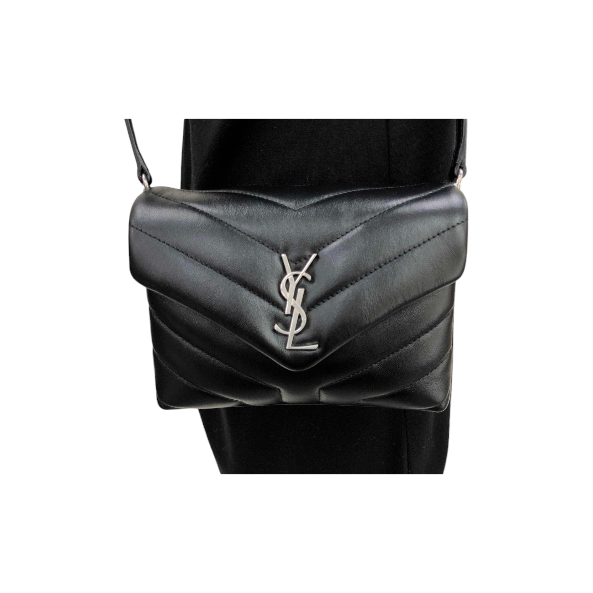 Loulou Toy Strap Bag In Quilted "Y" Leather