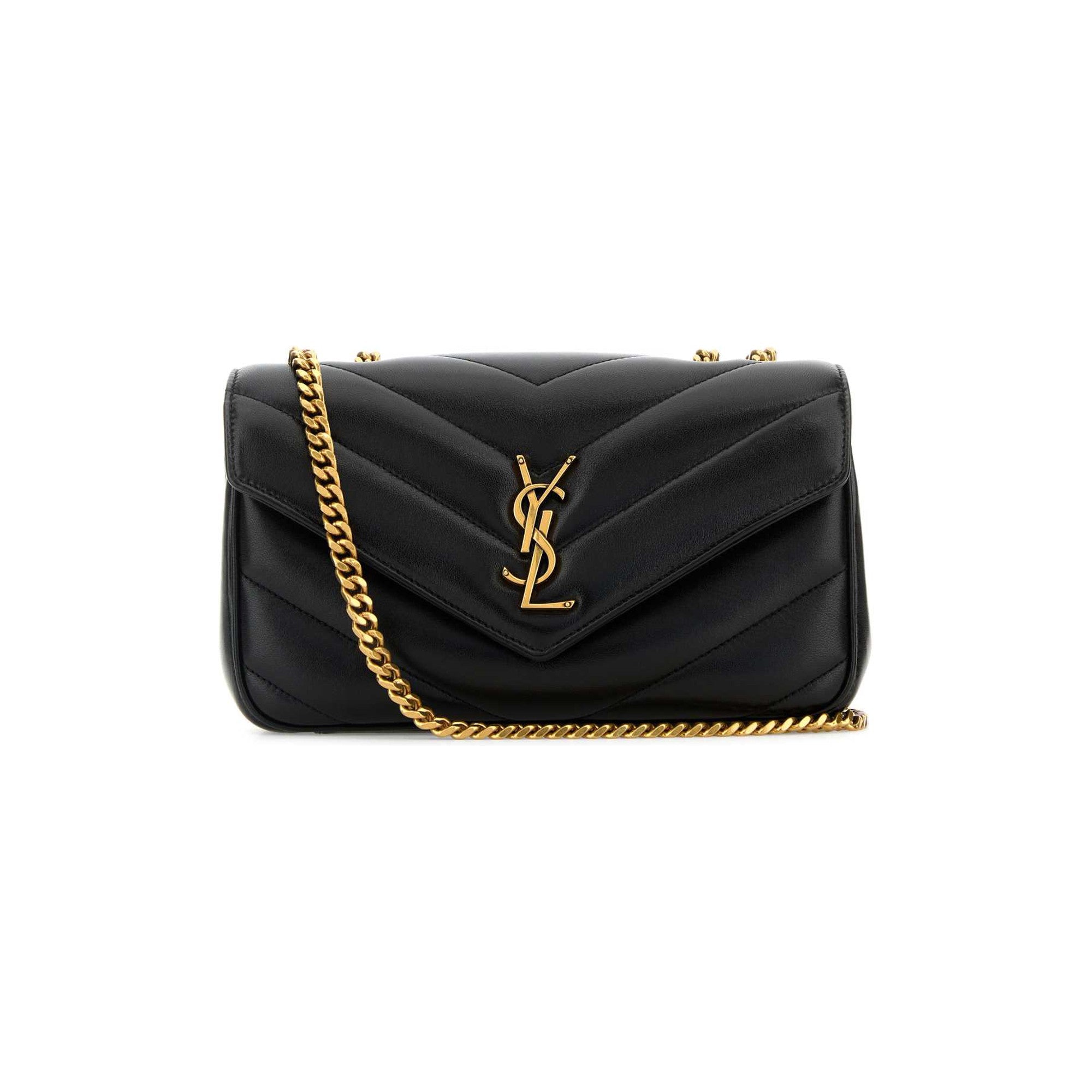 LOULOU small in MATELASSÉ lambskin