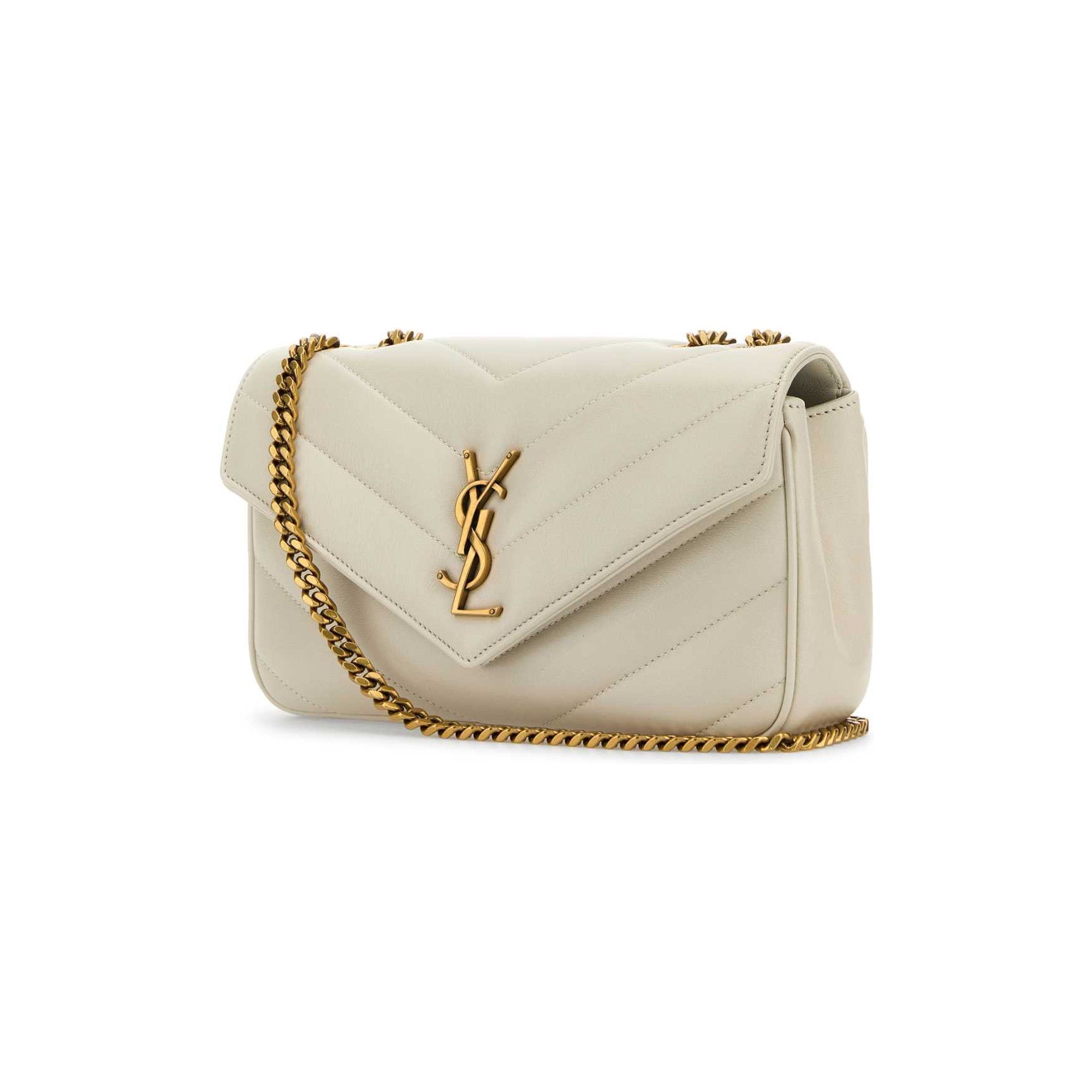 LOULOU small in MATELASSÉ lambskin