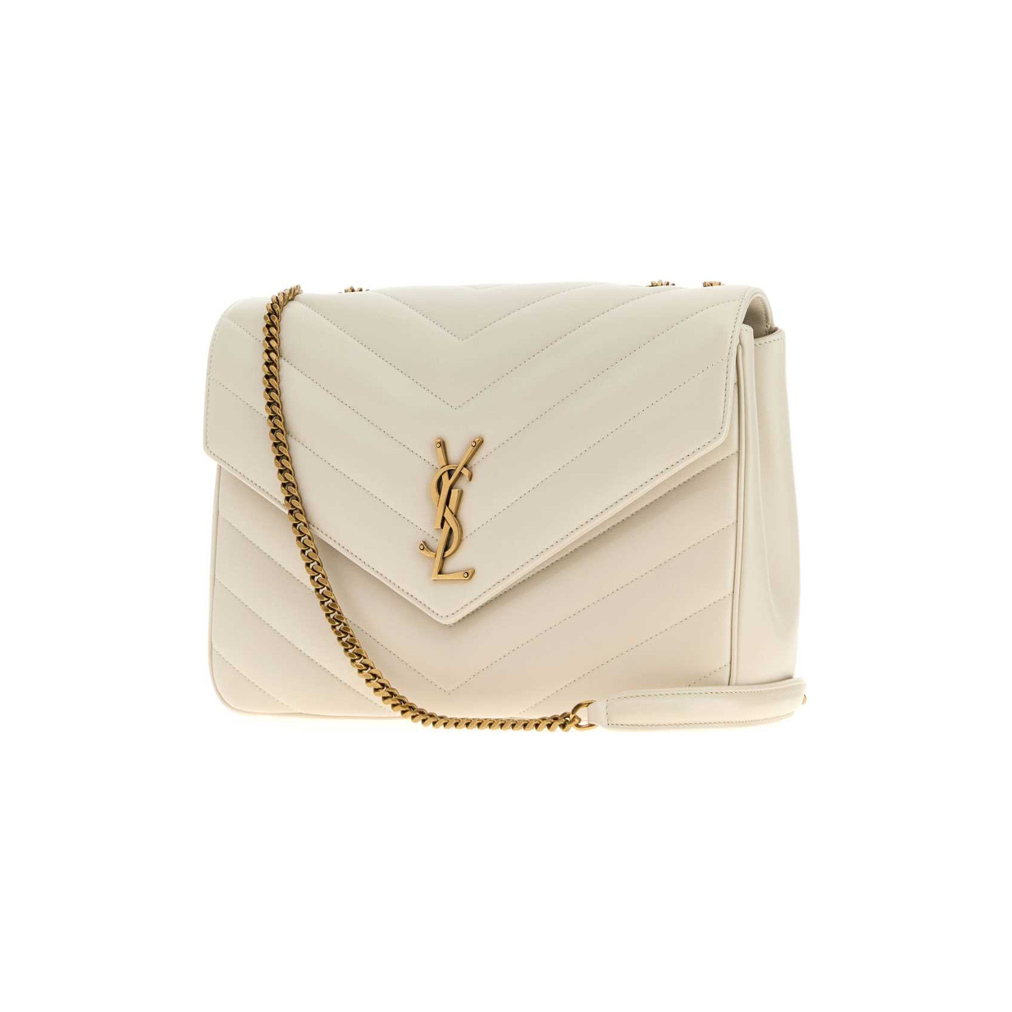 LOULOU large in MATELASSÉ lambskin