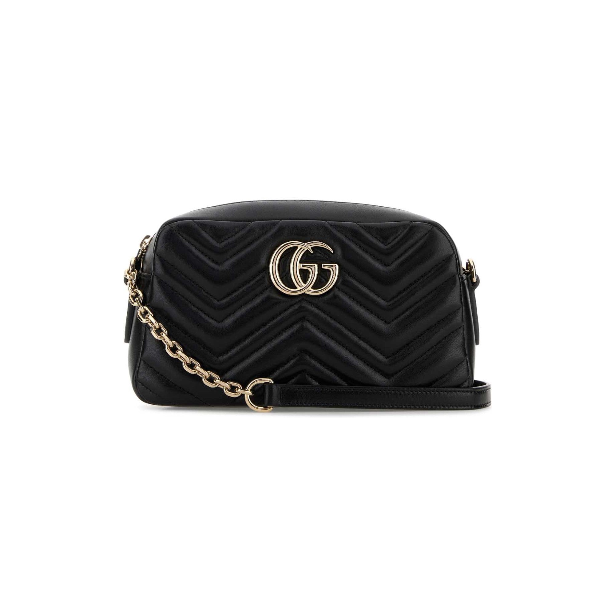 GG Marmont black small camera bag