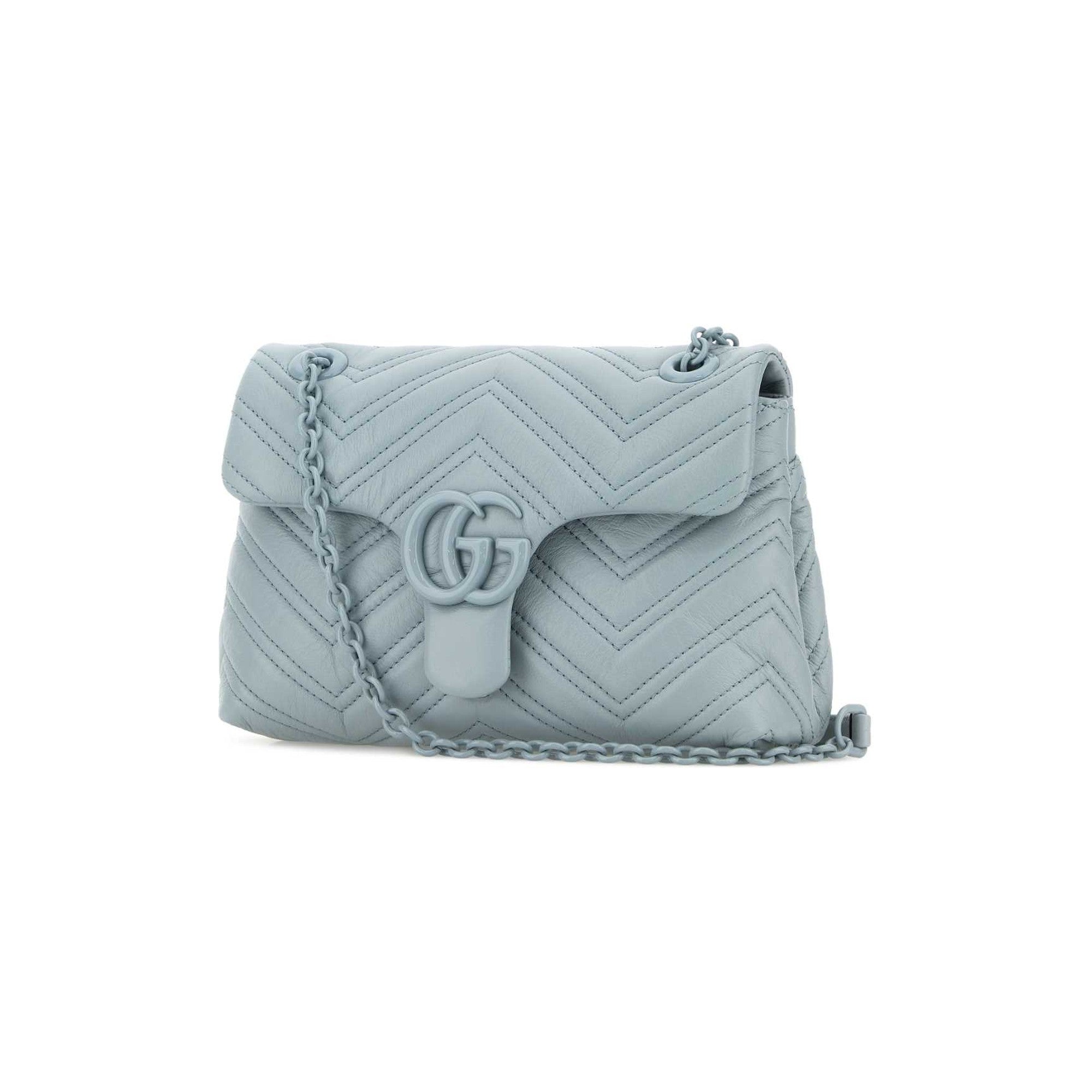 GG Marmont Small Leather Shoulder Bag