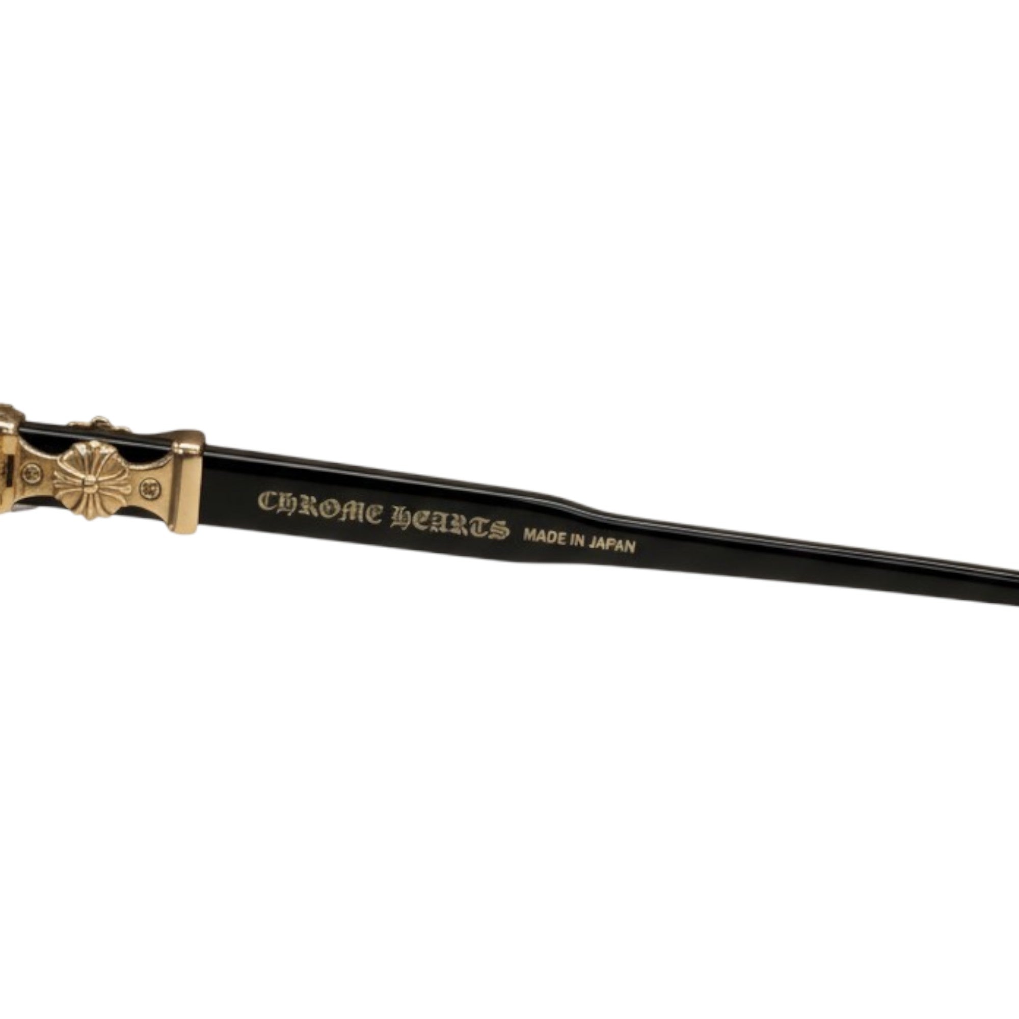 COX-UCKER Black and 18K Gold Eyeglasses Frame