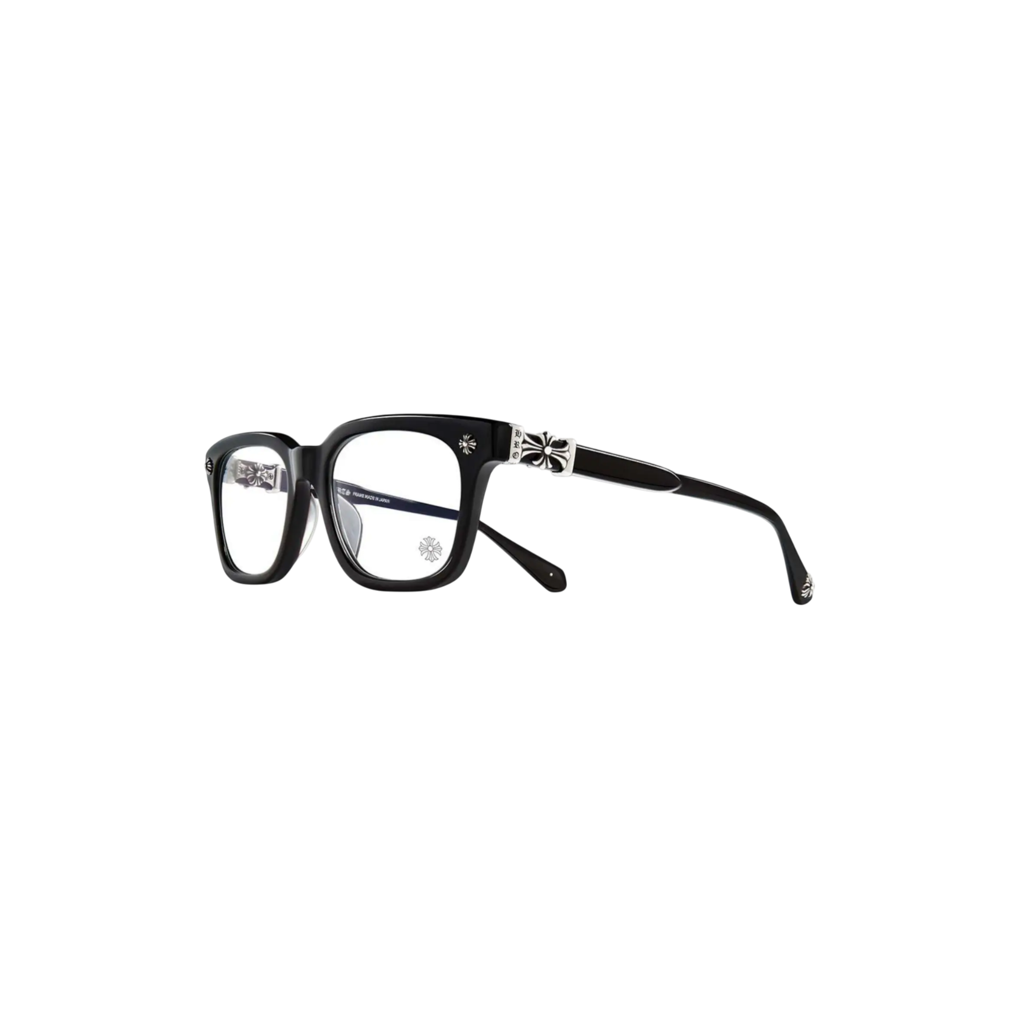 COX-UCKER Black and Silver Eyeglasses Frame