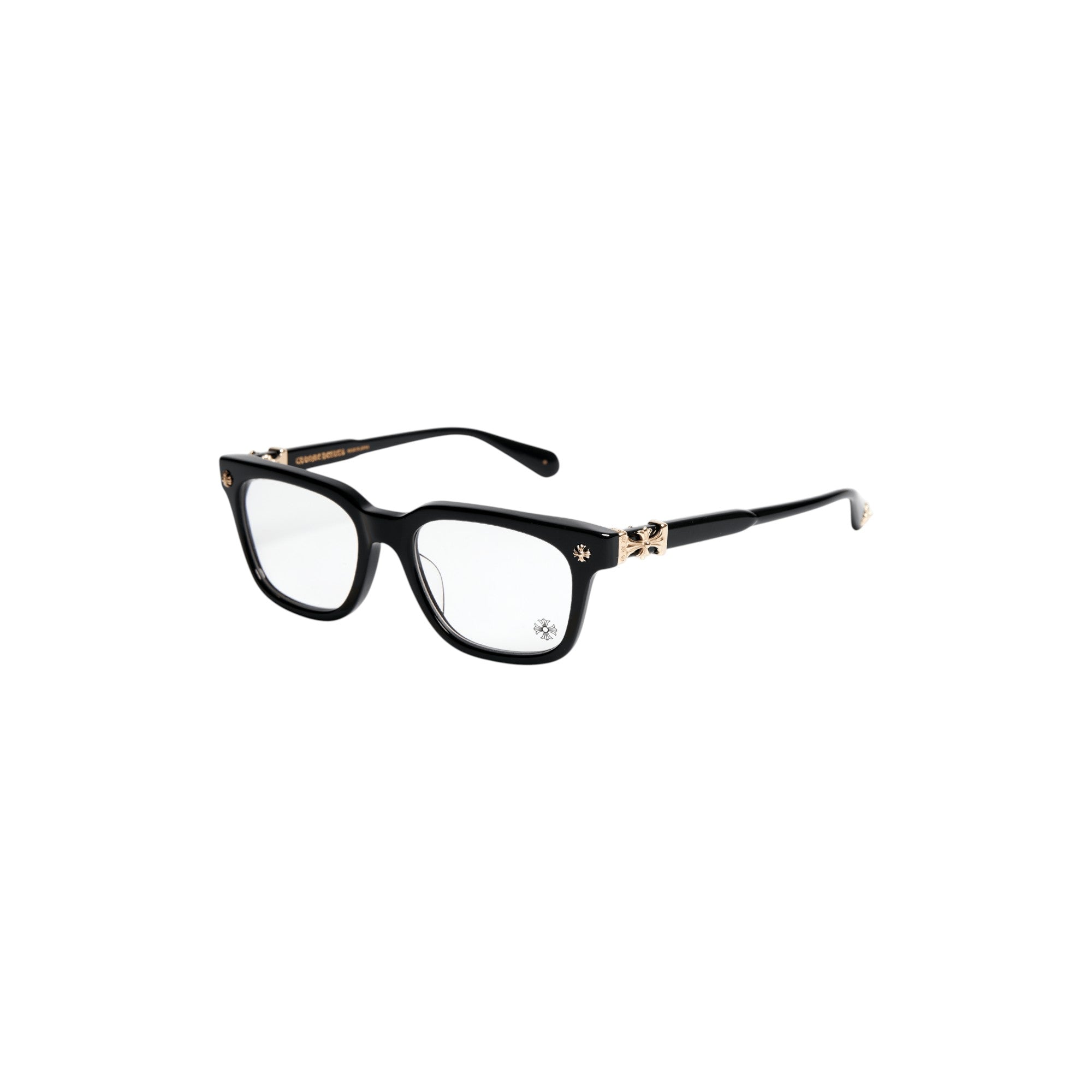COX-UCKER Black and 18K Gold Eyeglasses Frame