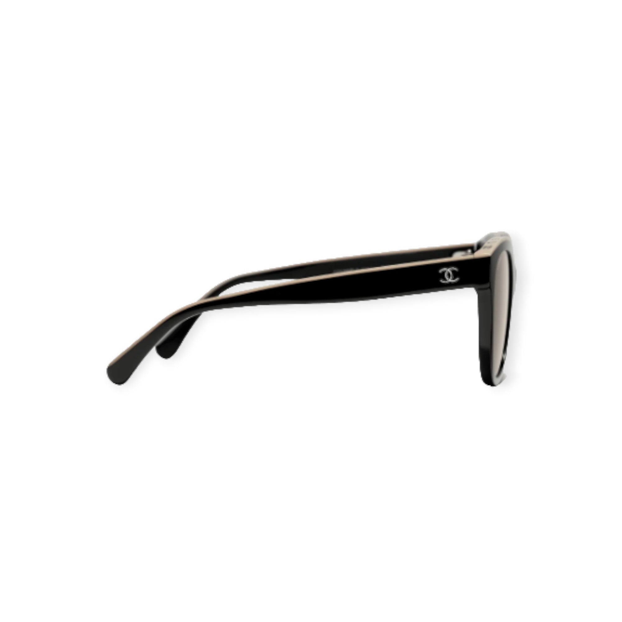 Butterfly Sunglasses – Black & Beige