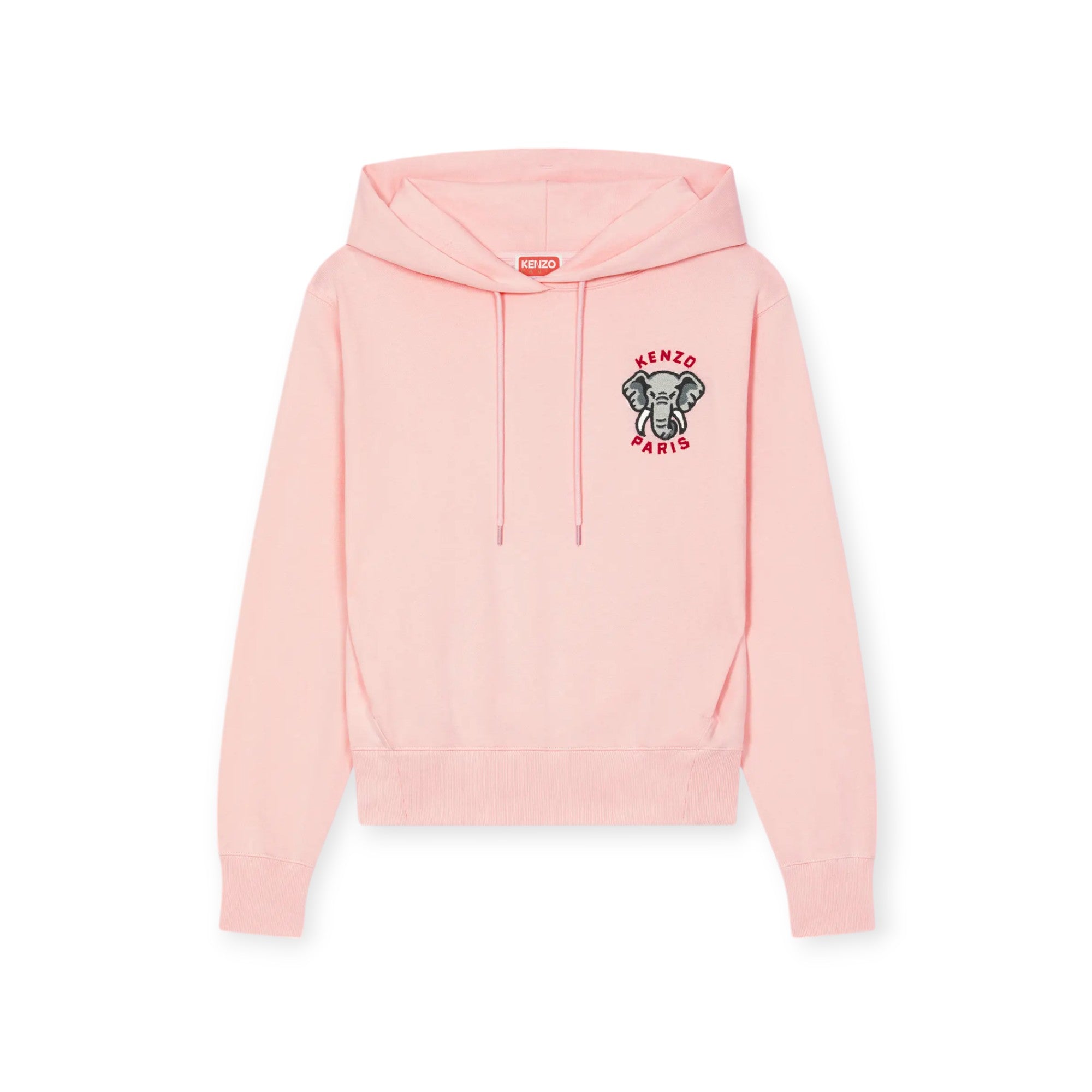 Hooded 'Kenzo Elephant Crest' Embroidered Sweatshirt Kenzo