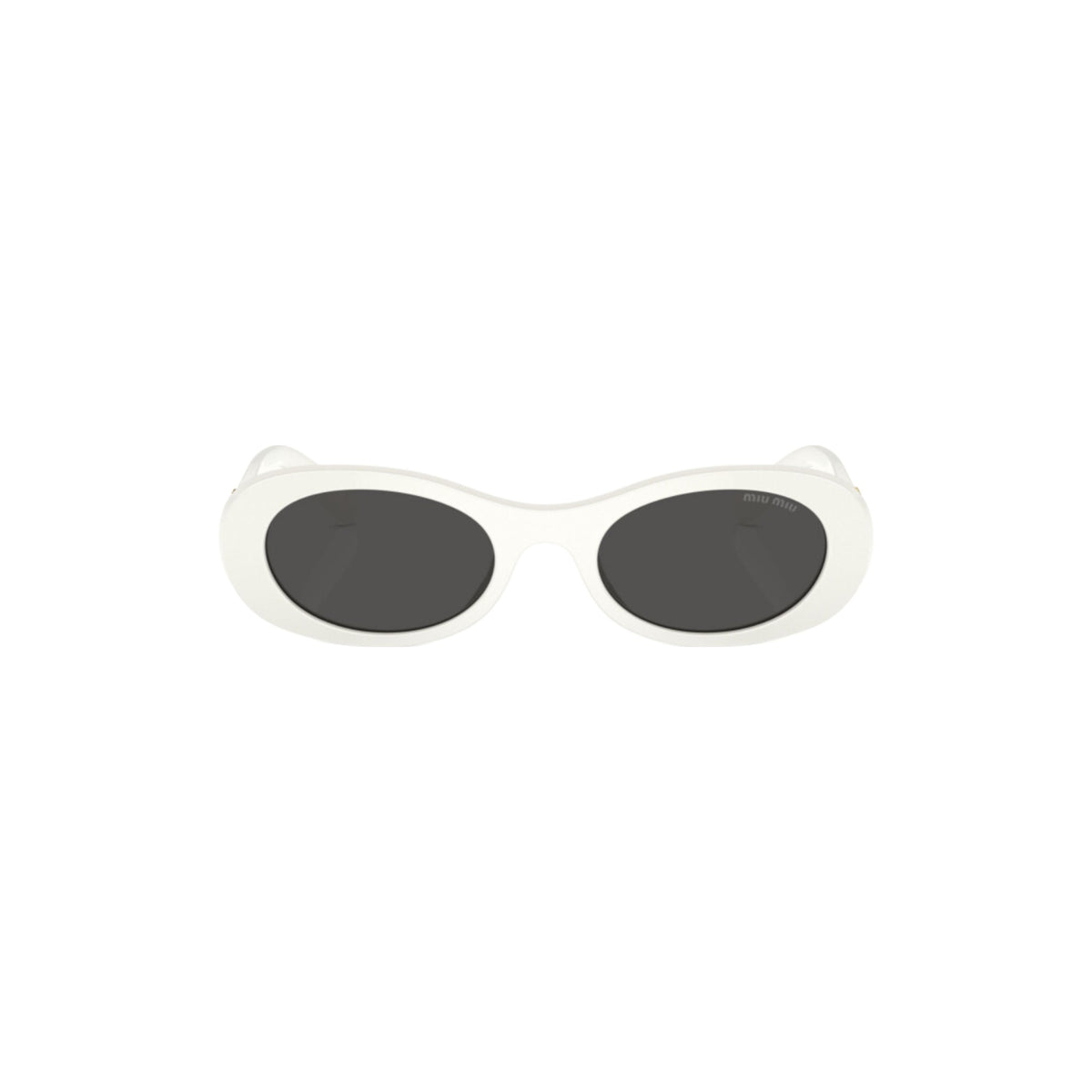 White Miu Glimpse sunglasses