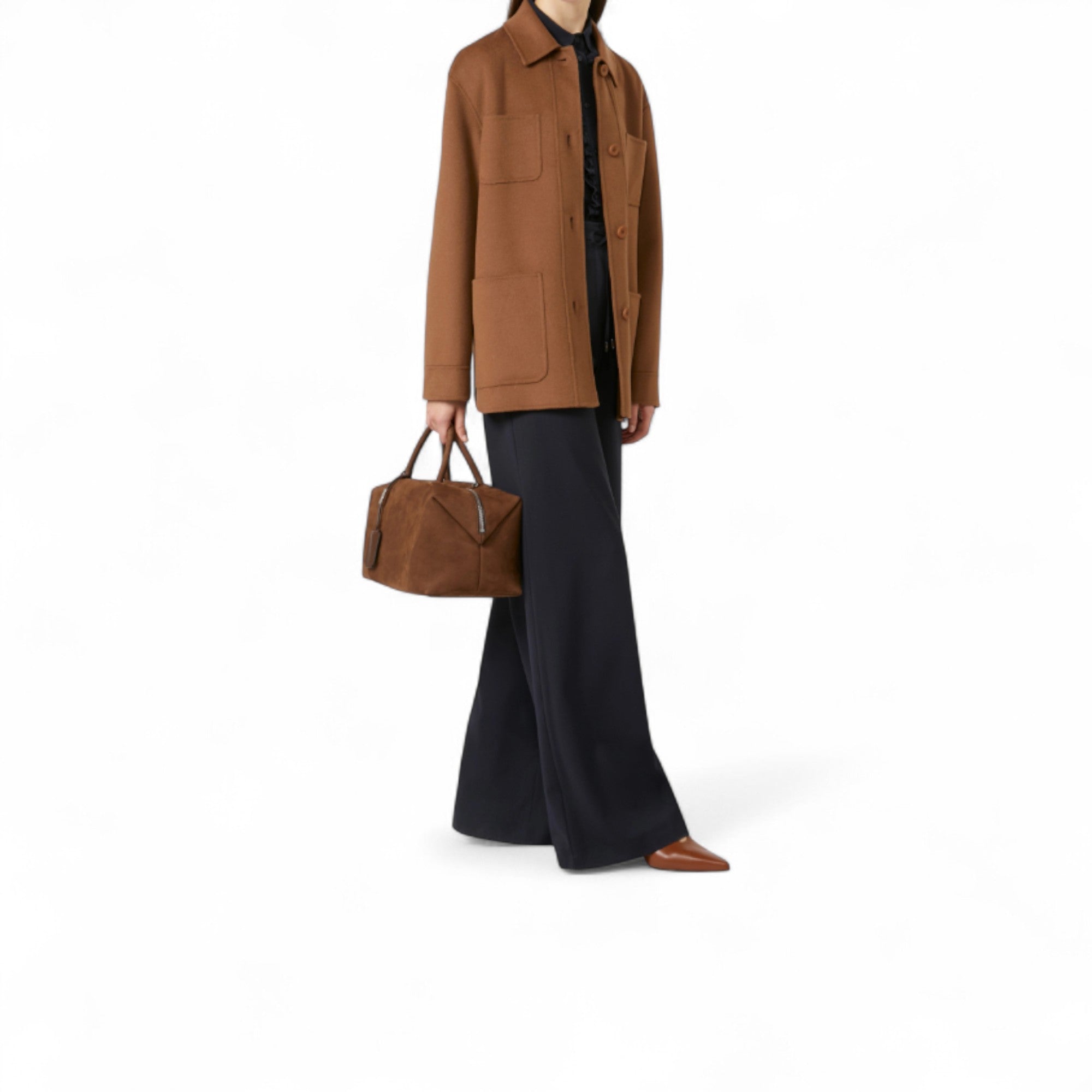 Wool Drawstring Trousers