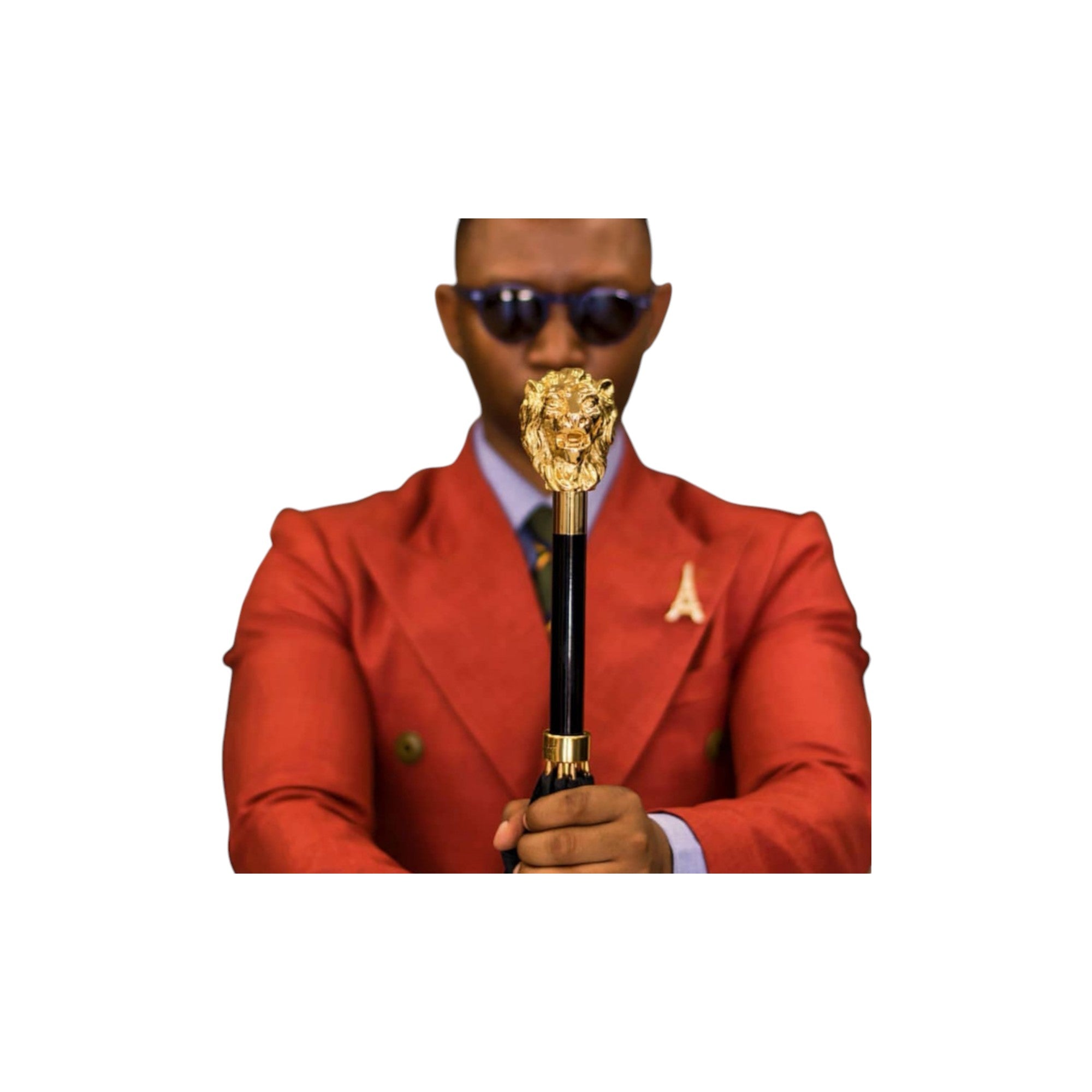 Gold Lion Umbrella