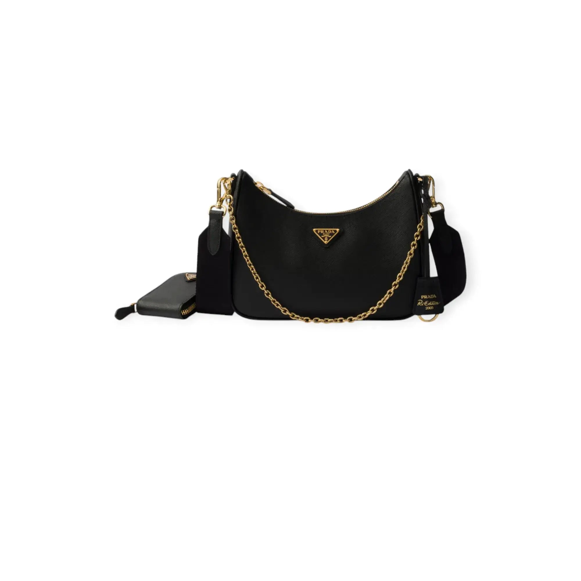 Prada Re-Edition 2005 Saffiano leather bag 【関税送料込】 Black Prada Re-Edition 2005 Saffiano leather bag | PRADA