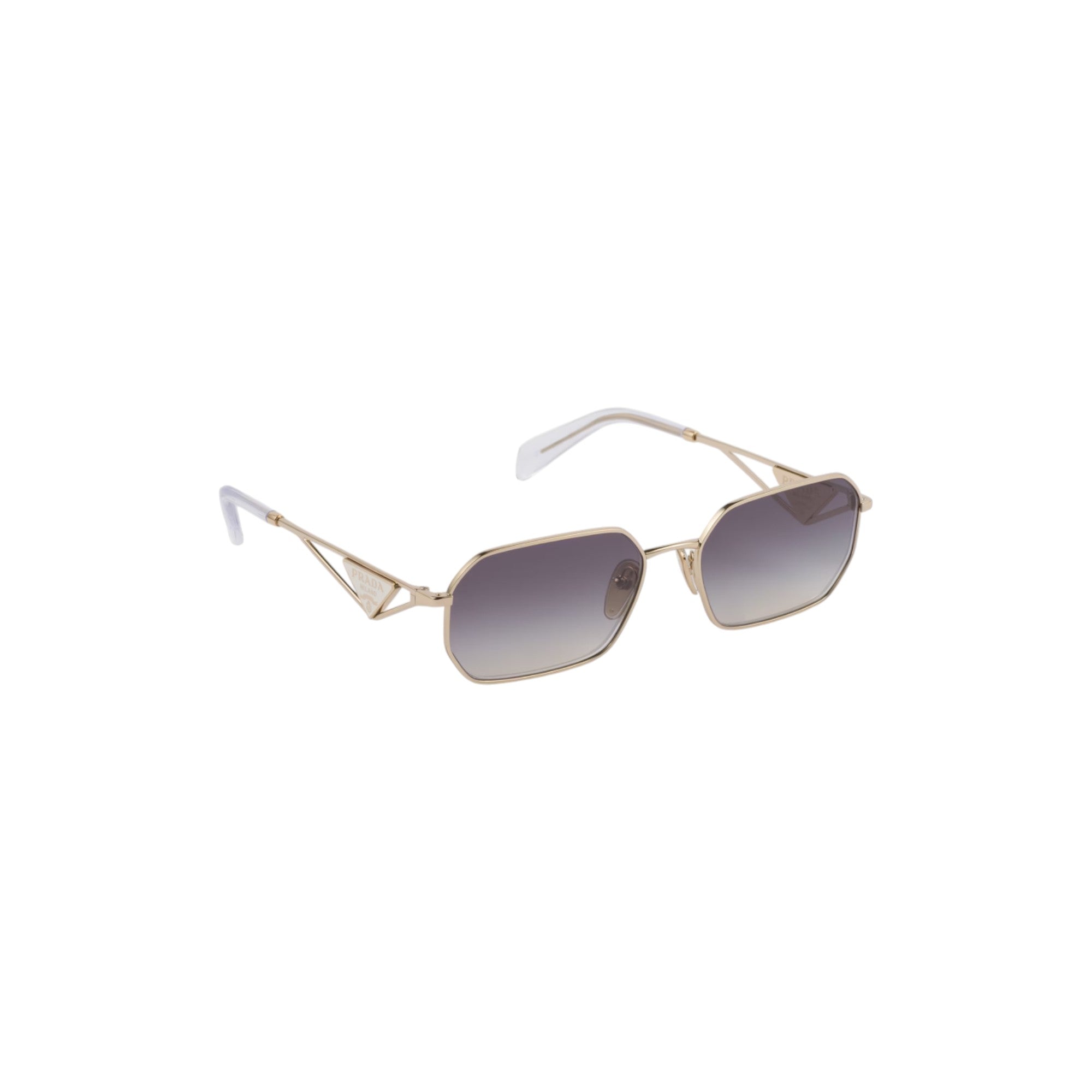 Sunglasses with Prada triangle logo