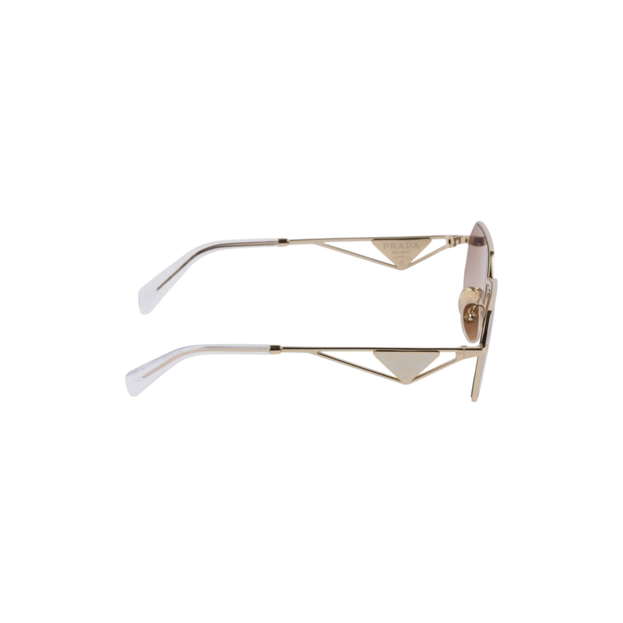 Sunglasses with Prada triangle logo