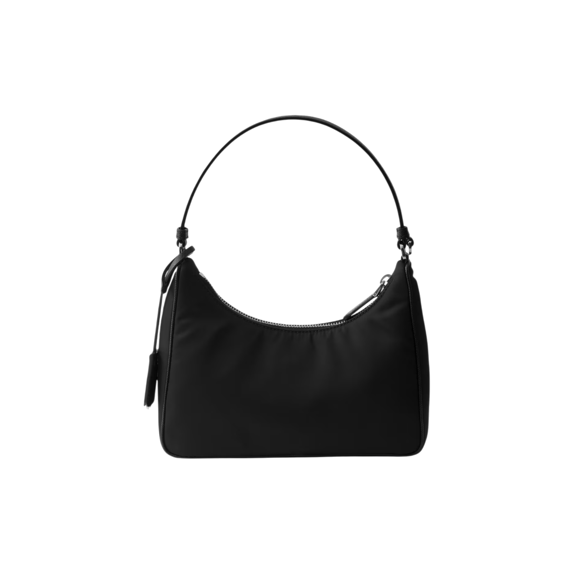 Re-Edition 2005 Re-Nylon and Saffiano black mini bag