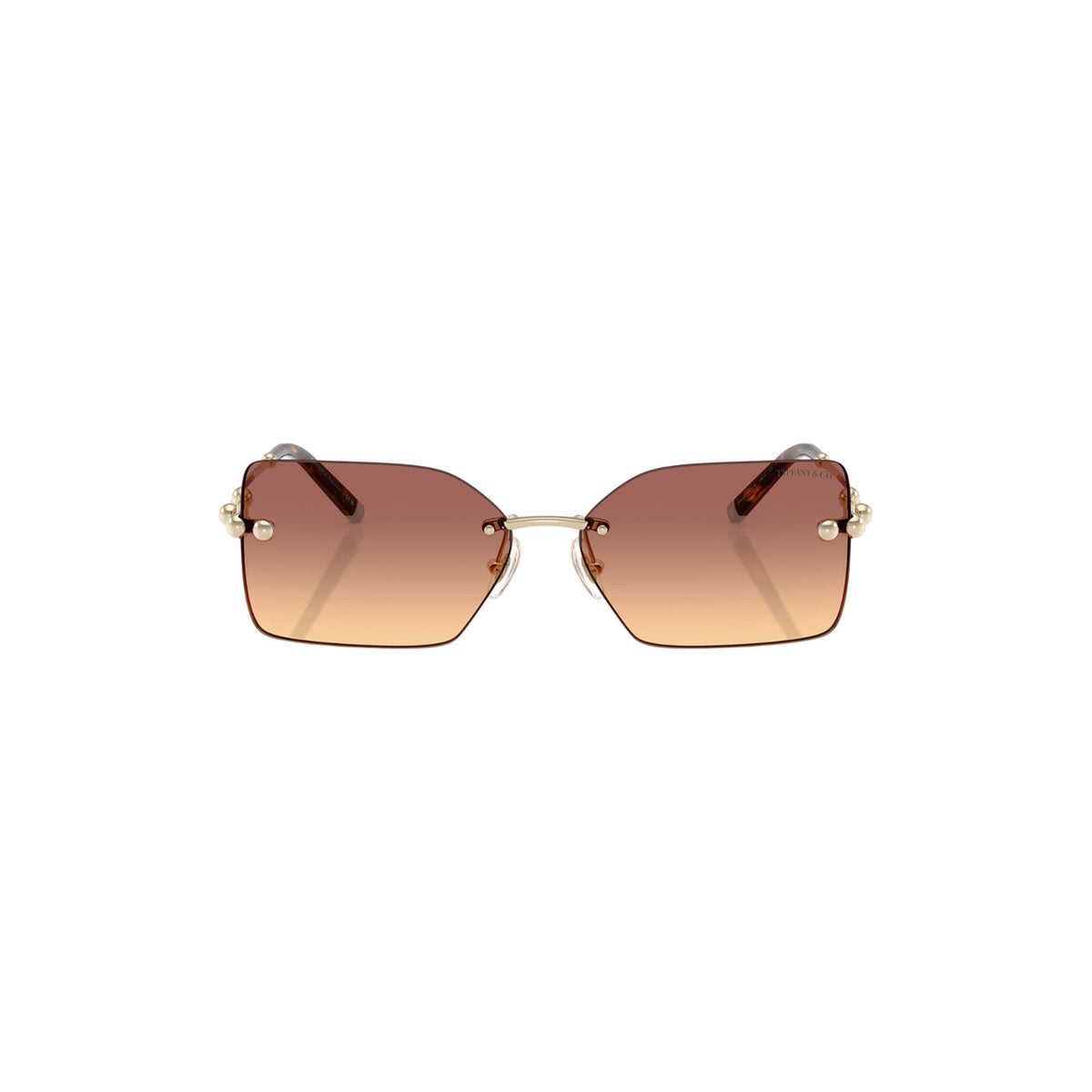 Tiffany & Co TF3088 618978 Rectangle Sunglasses - Pale Gold/Orange Gradient Tiffany & Co TF3088 6003/3H Sunglasses - Pretavoir main image 4