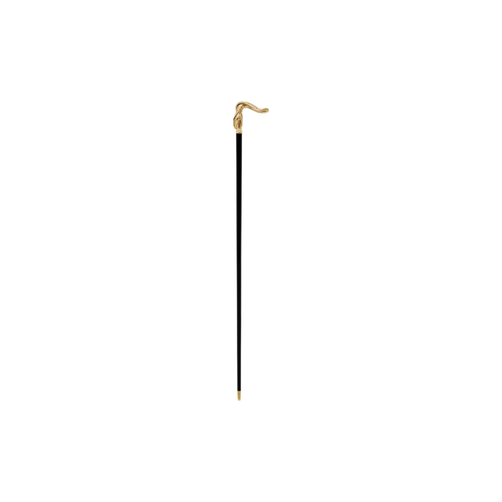 Golden Snake Cane Italian Artistry & Bold Elegance