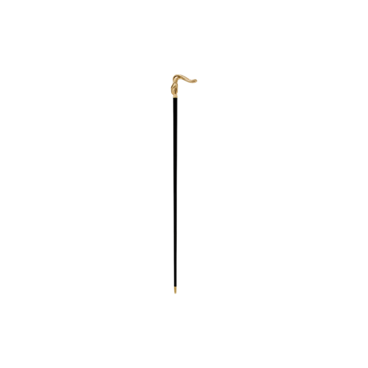 Golden Snake Cane Italian Artistry & Bold Elegance
