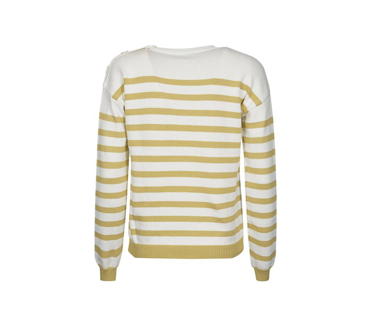 Max Mara Women's Sweater White And Green