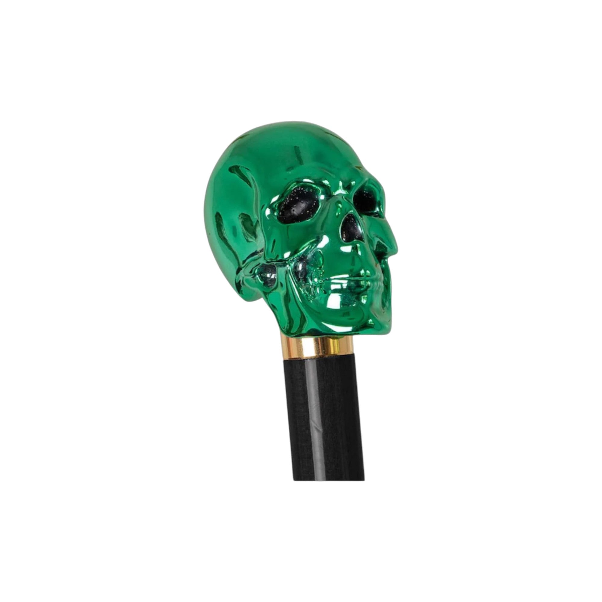 Umbrella with green skull