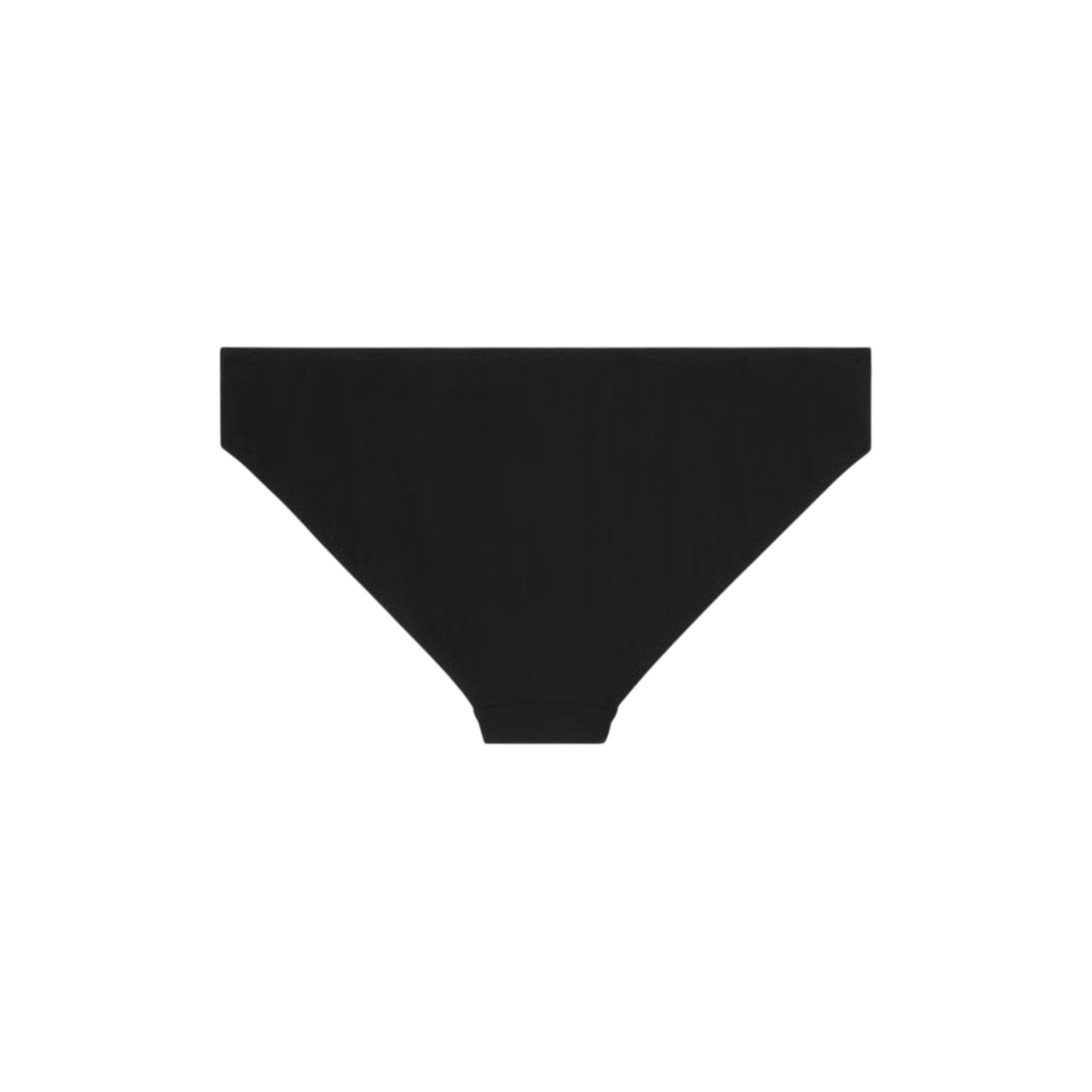 Via Manzoni Boutique CELINE black bikini bottoms with a classic cut and moderate coverage in quick-drying fabric.