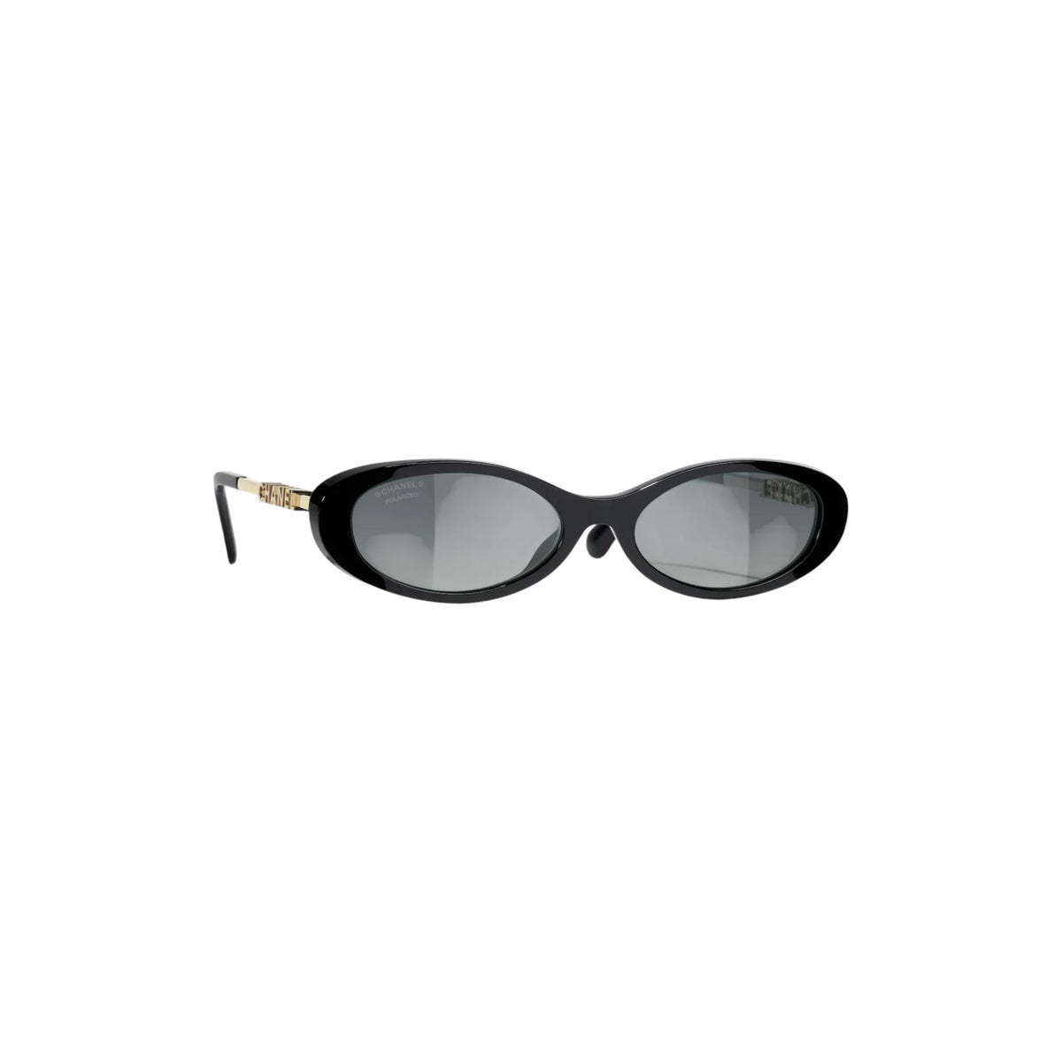 Black Silhouette Oval Sunglasses display picture 1