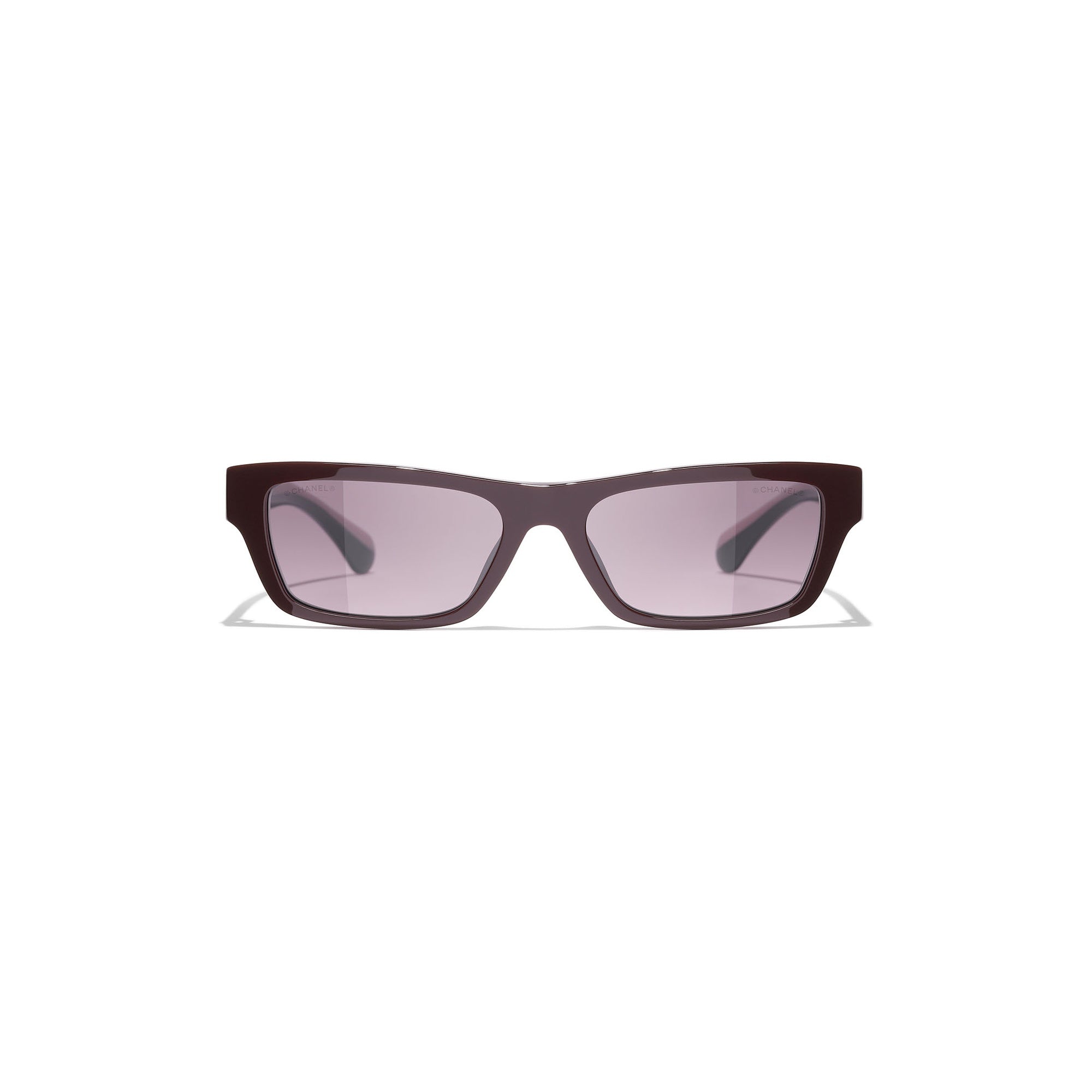 Rectangular Bijou Sunglasses - Bordeaux Acetate (CH5564B)
