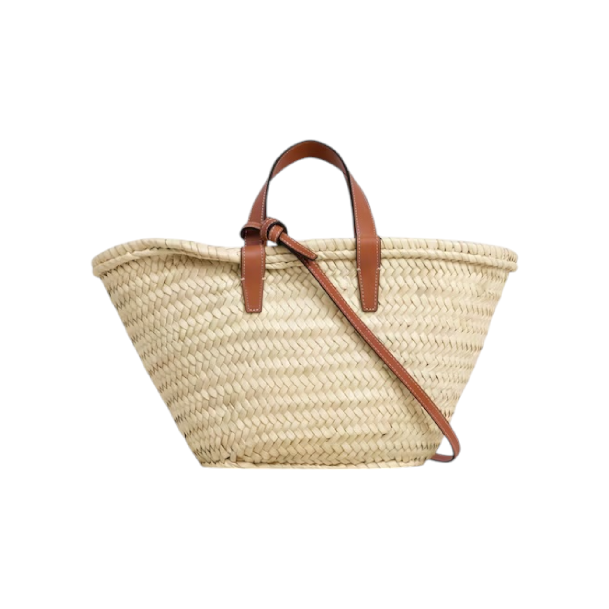 TEEN CELINE CLASSIC PANIER in Palm leaves and Calfskin