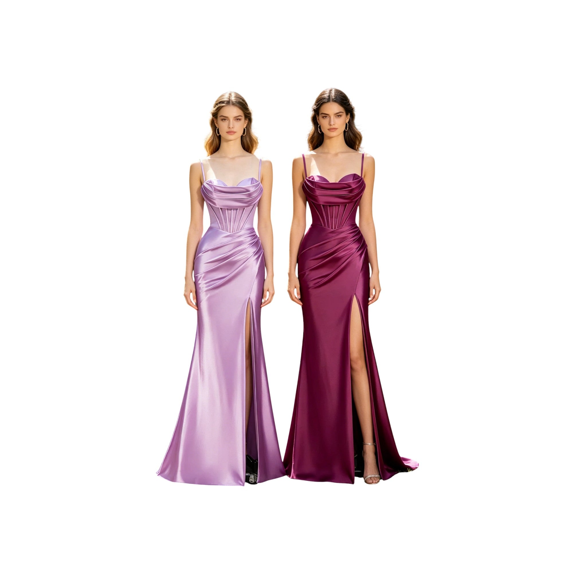 Celestia Glitter Tulle A-Line Prom Dress - Multi-Color Selection