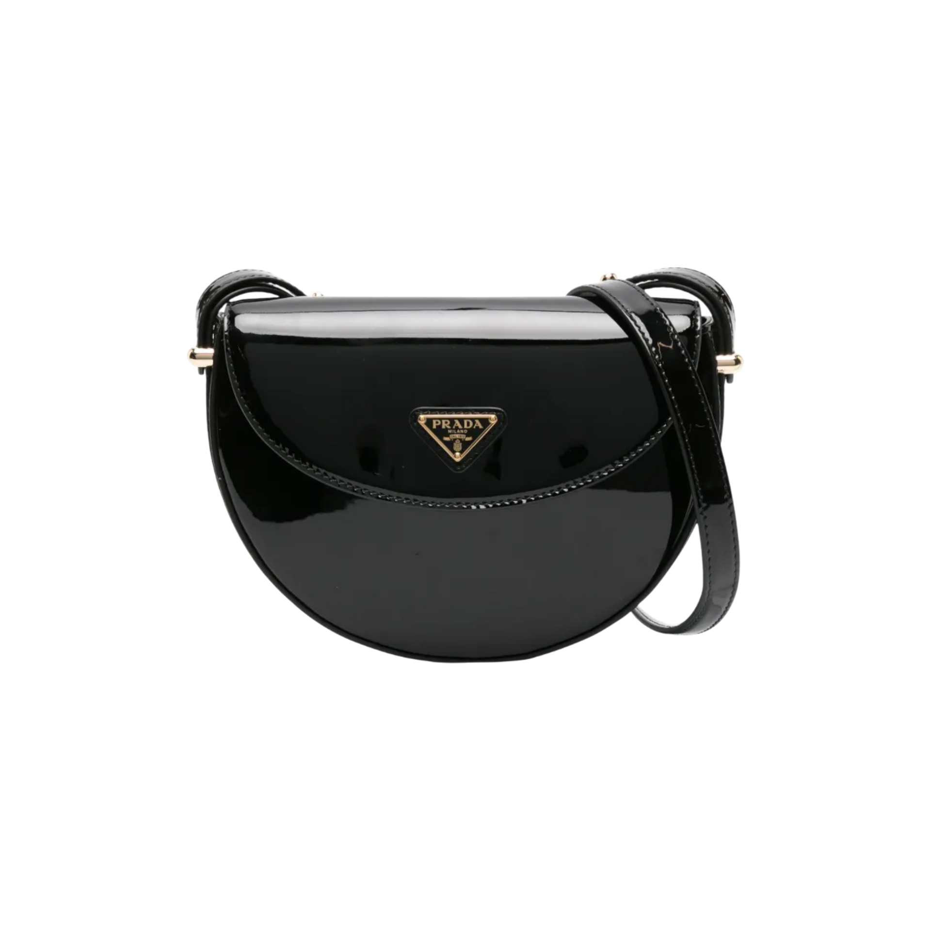 Prada Patent Leather Crossbody Prada-Via Manzoni