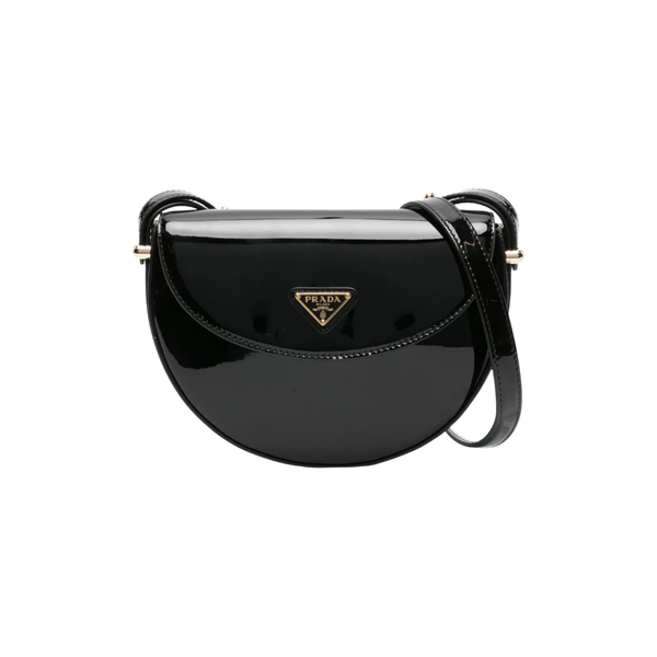Prada Patent Leather Crossbody Prada-Via Manzoni