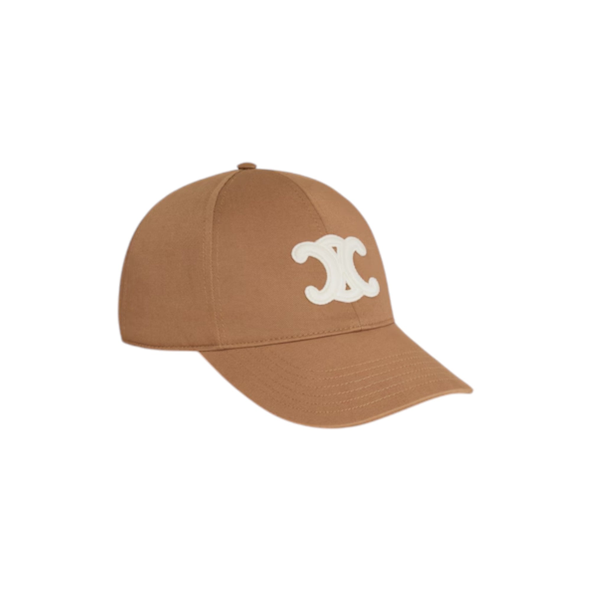 triomphe baseball cap in cotton coffee