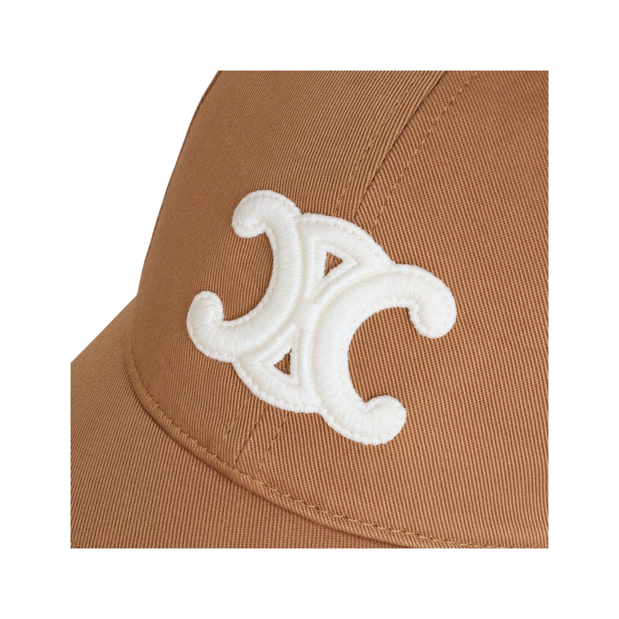 triomphe baseball cap in cotton coffee