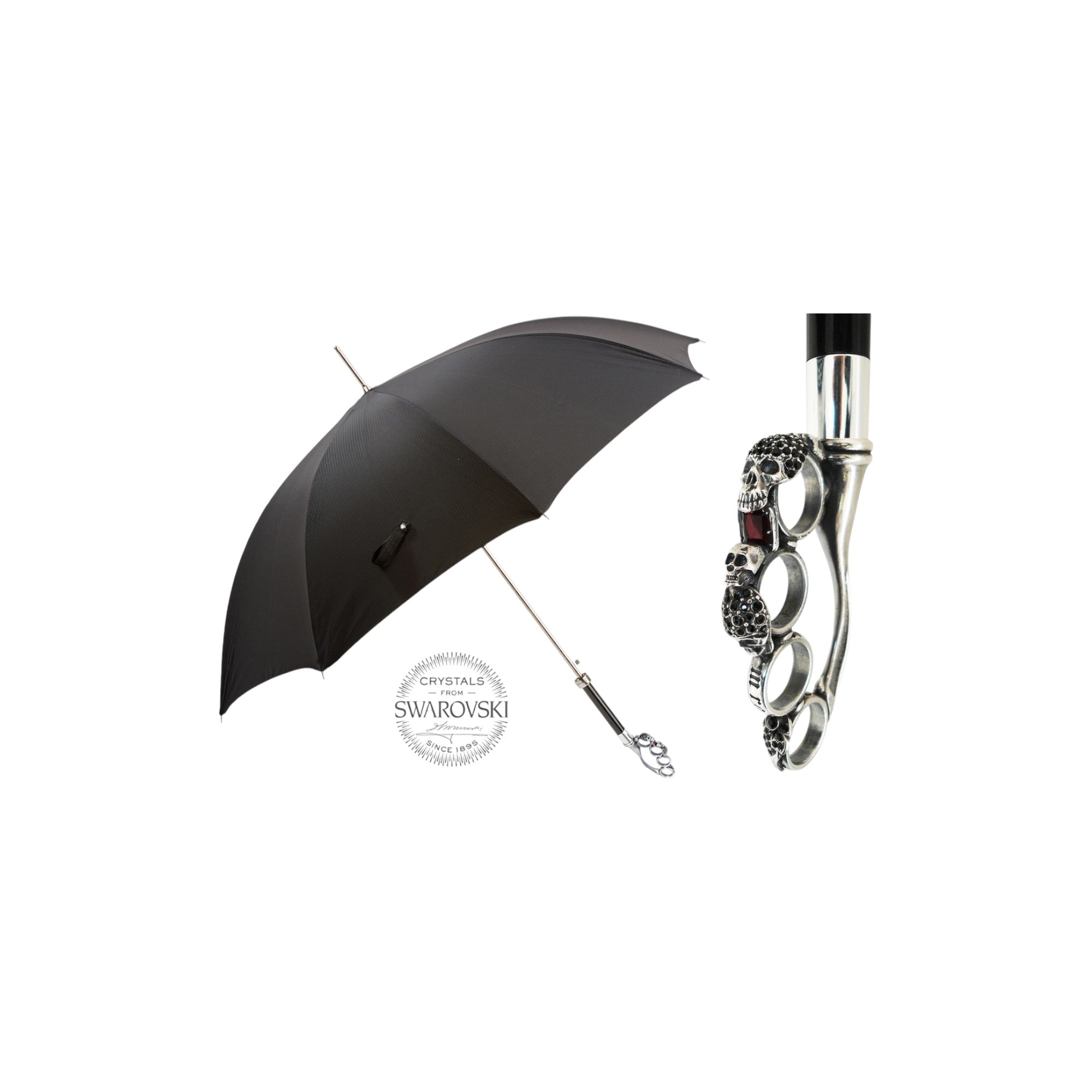 Knuckleduster Umbrella – Silver Knuckleduster