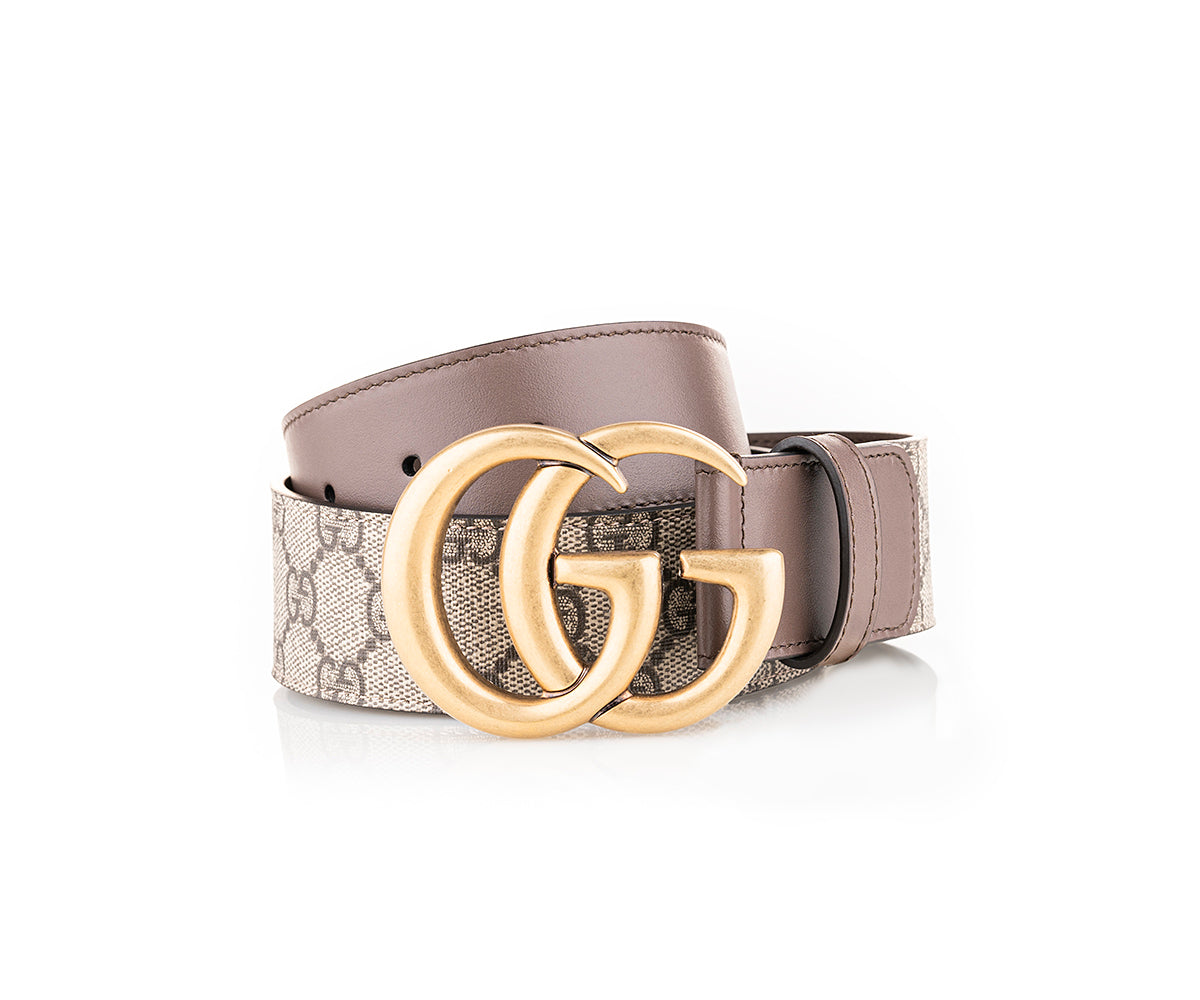 GG Belt With Double G Buckle Gucci