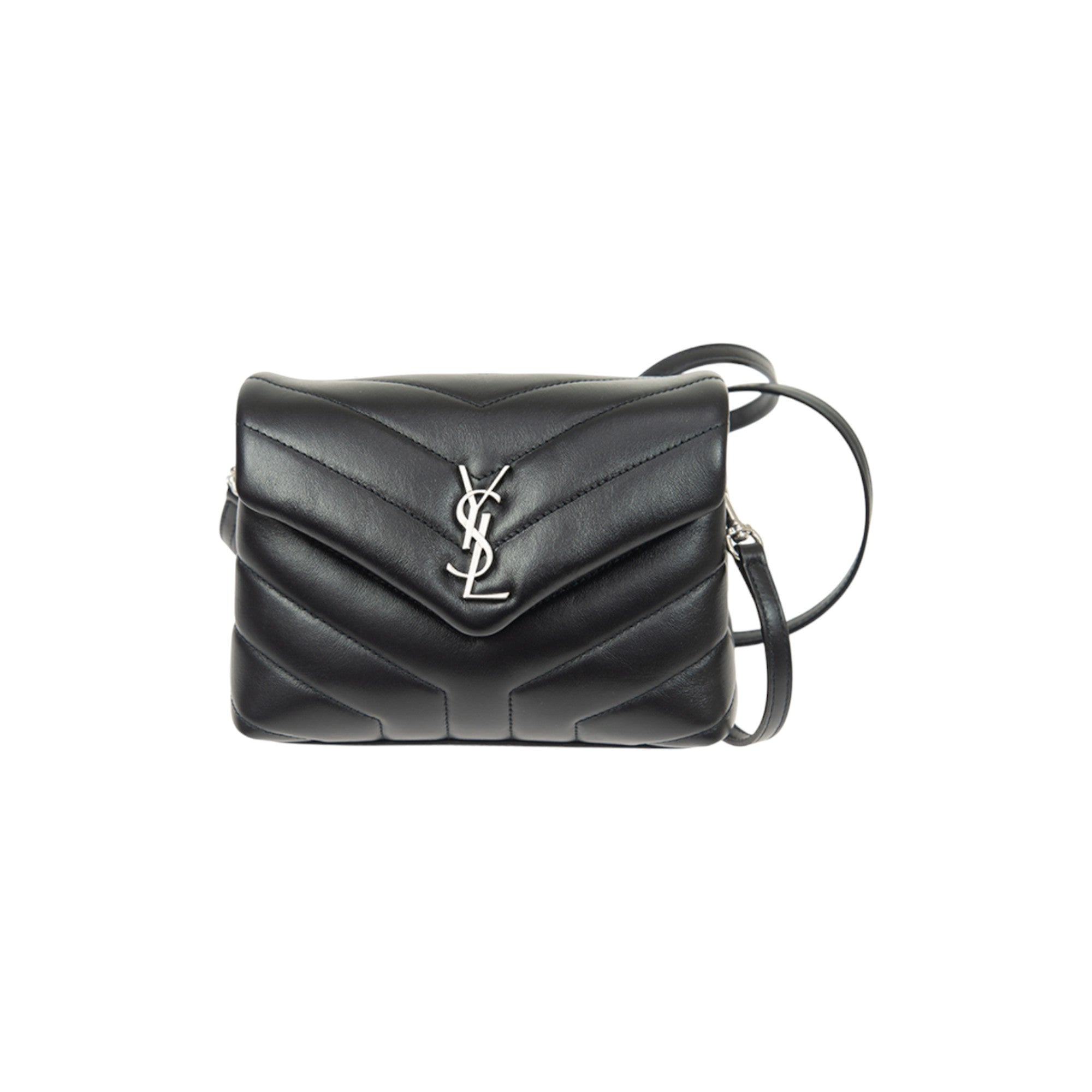 Loulou Toy Strap Bag In Quilted "Y" Leather