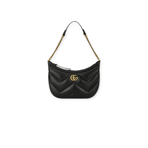 ショルダーバッグ・ポシェット GUCCI Woman Shoulder bag Black 7772630AABA 1000 Gucci - Leather shoulder bag with stars black - The Corner