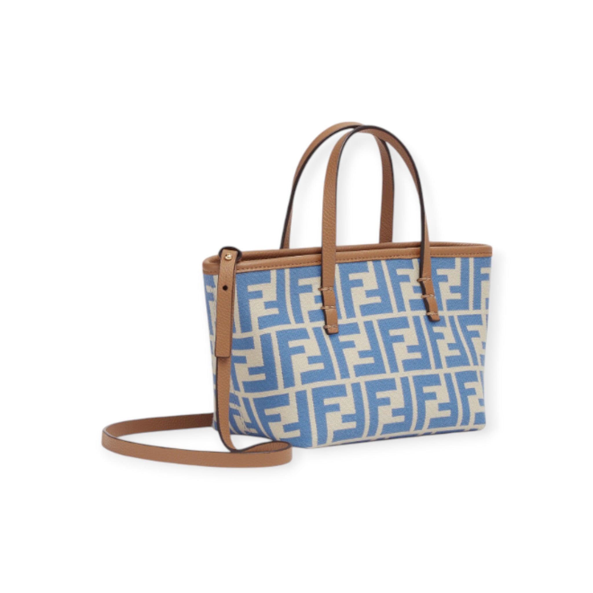 Light Blue Ff Jacquard Mini Bag