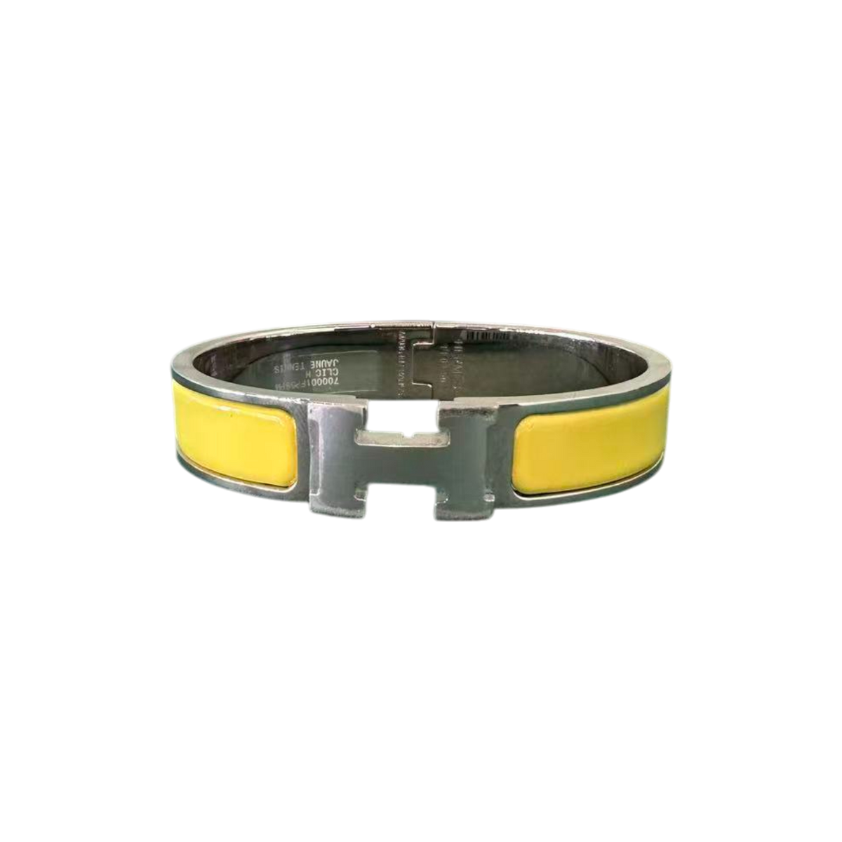 Clic H bracelet Orange and Silver