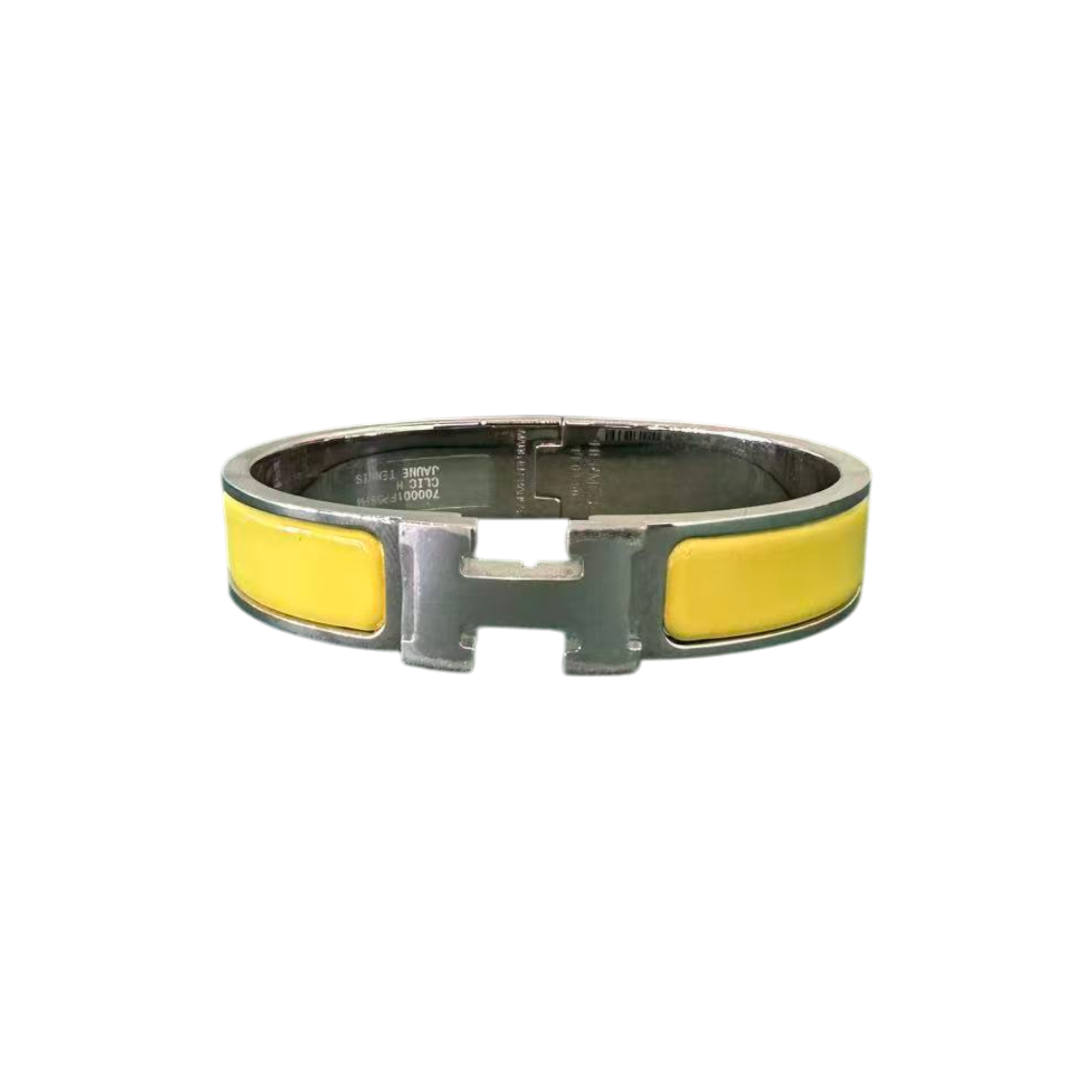 Clic H bracelet Orange and Silver