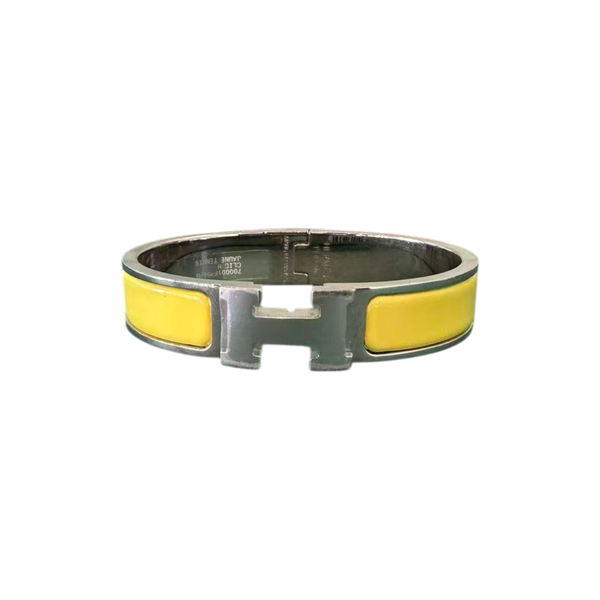 Clic H bracelet Orange and Silver