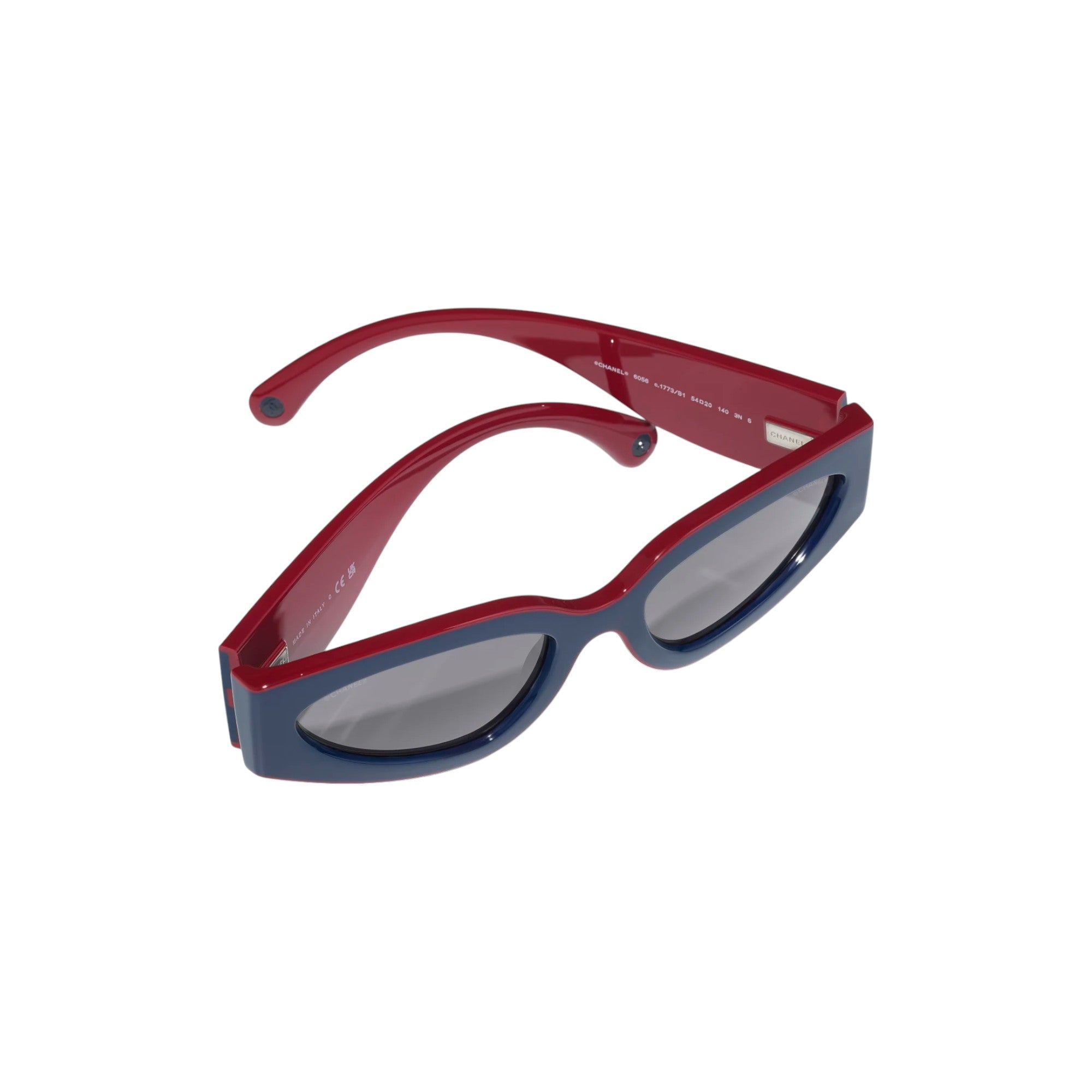 Cat Eye Sunglasses Burgundy & Navy Blue